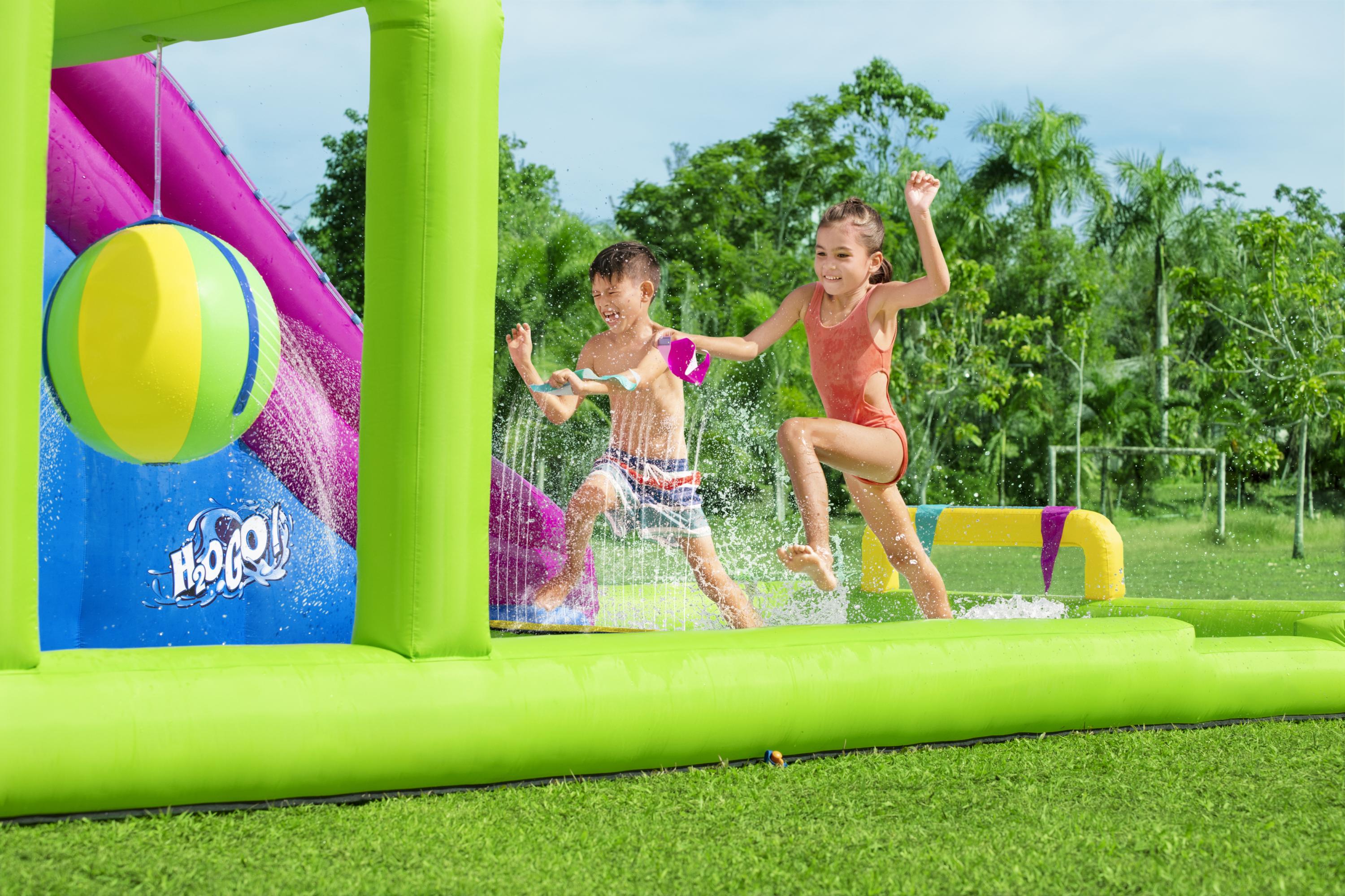 Parco acquatico gonfiabile gigante Splash Course Bestway 53387