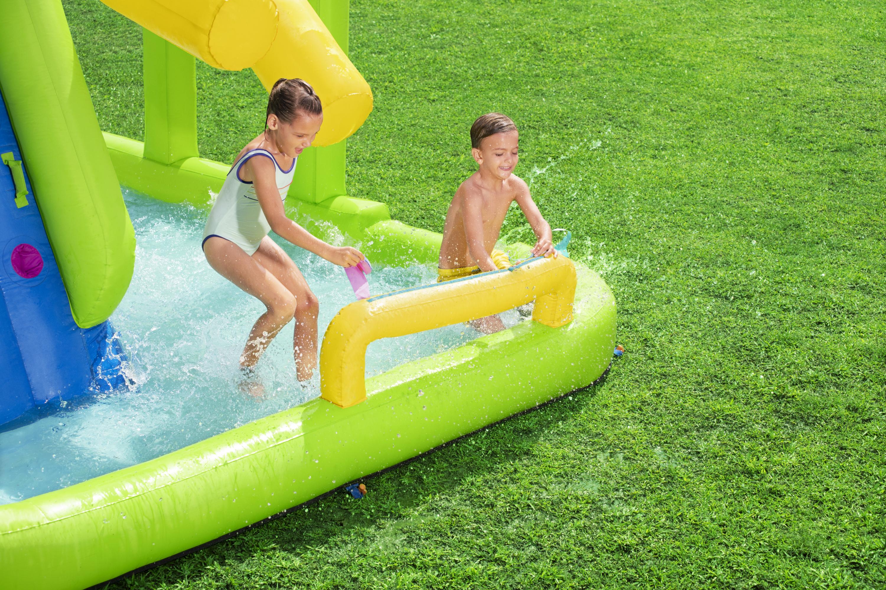 Parco acquatico gonfiabile gigante Splash Course Bestway 53387