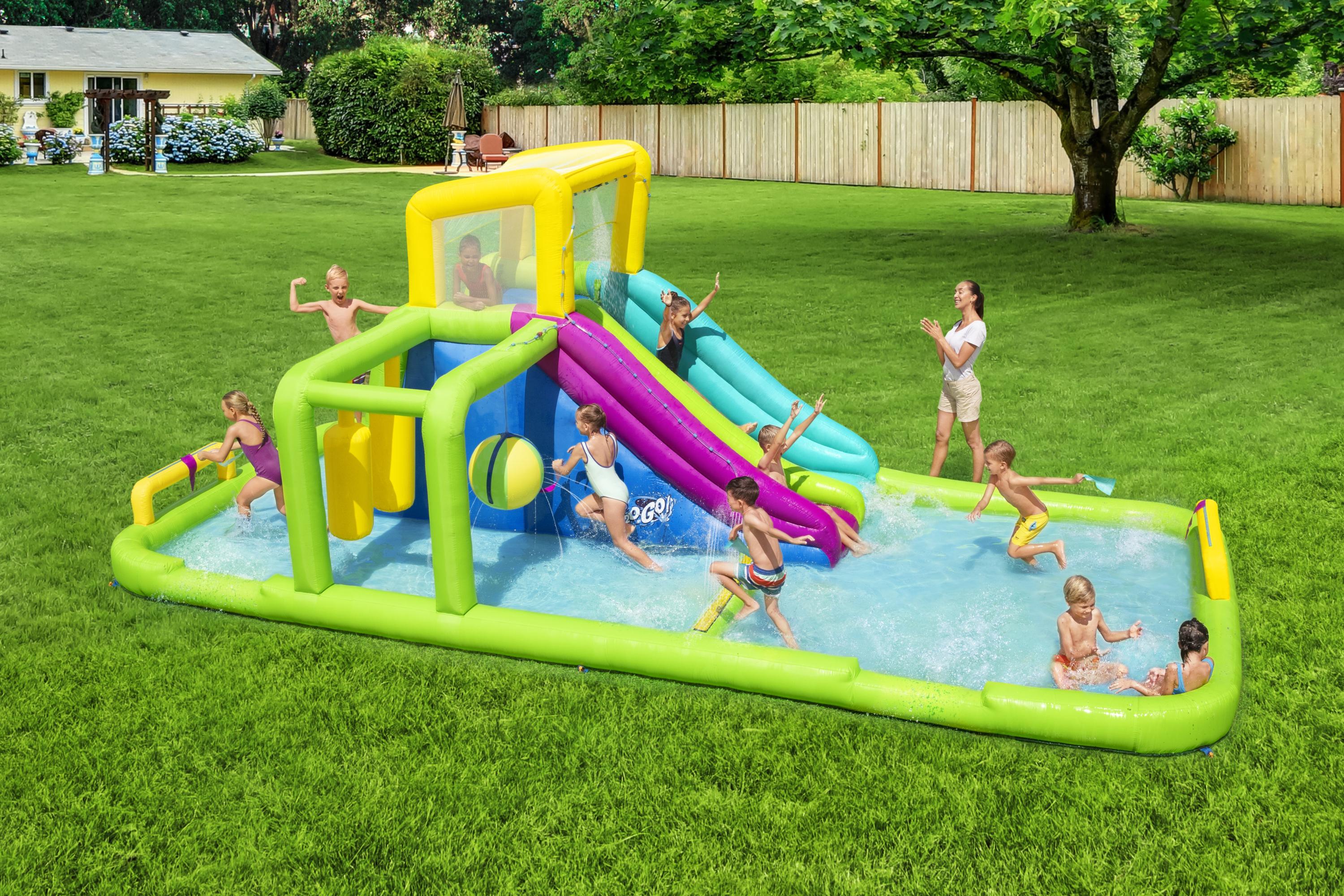 Parco acquatico gonfiabile gigante Splash Course Bestway 53387
