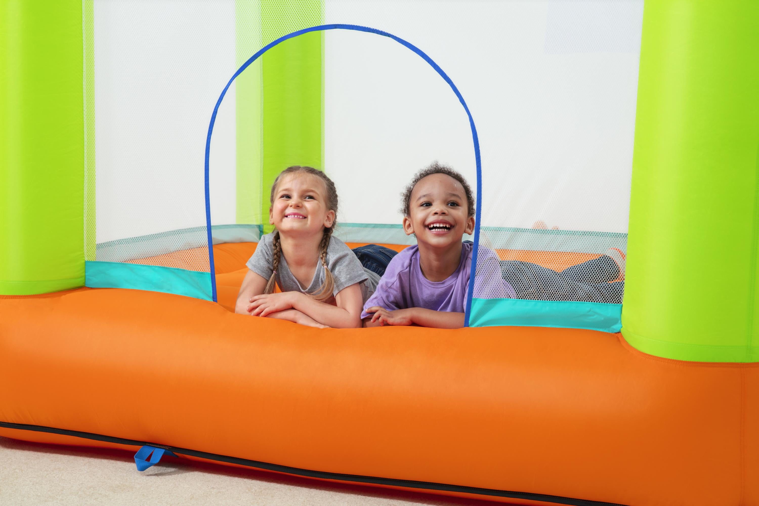 Tappeto castello elastico gonfiabile Bouncer salta e vola H2OGO BESTWAY 53394