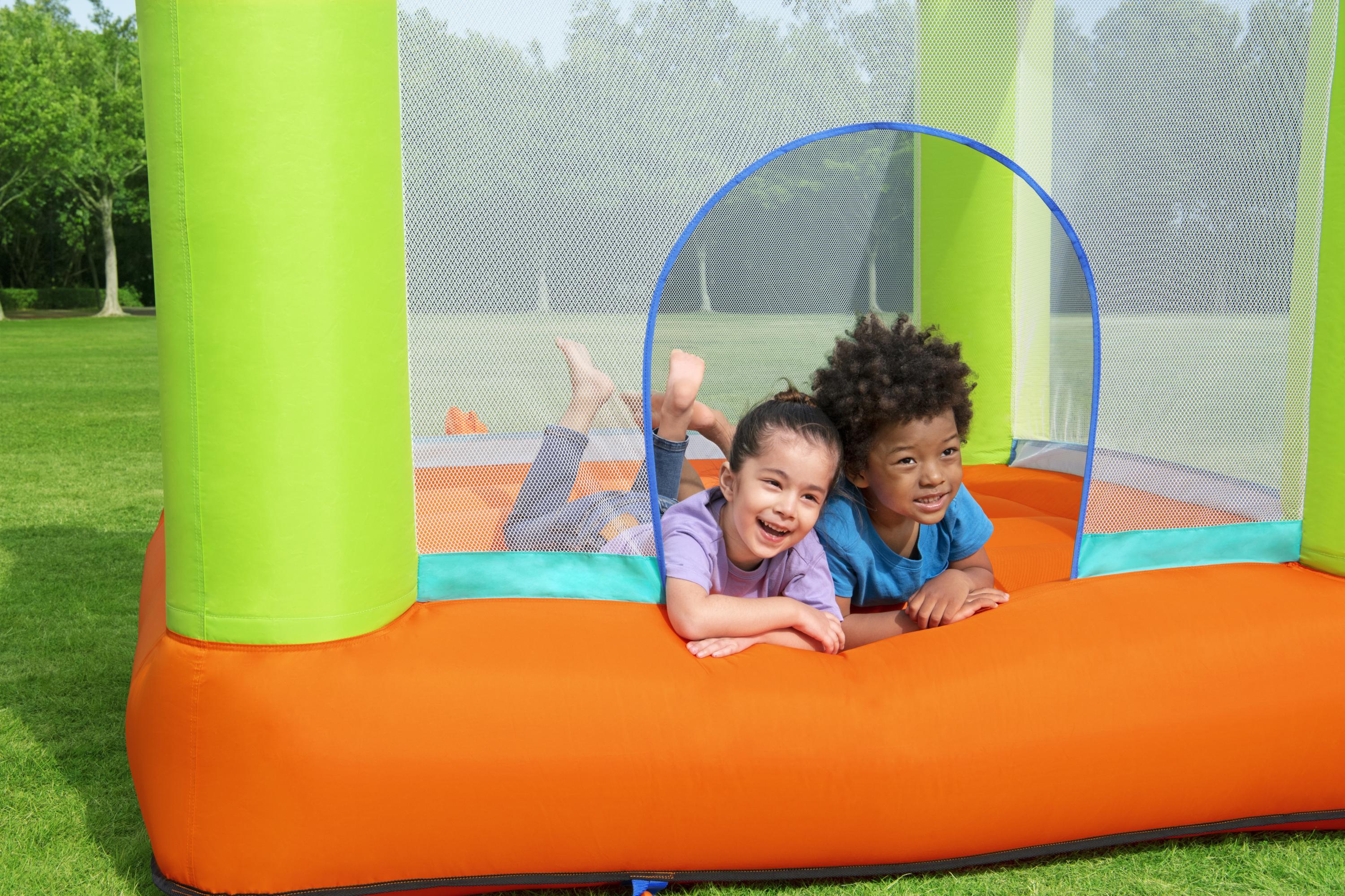 Tappeto castello elastico gonfiabile Bouncer salta e vola H2OGO BESTWAY