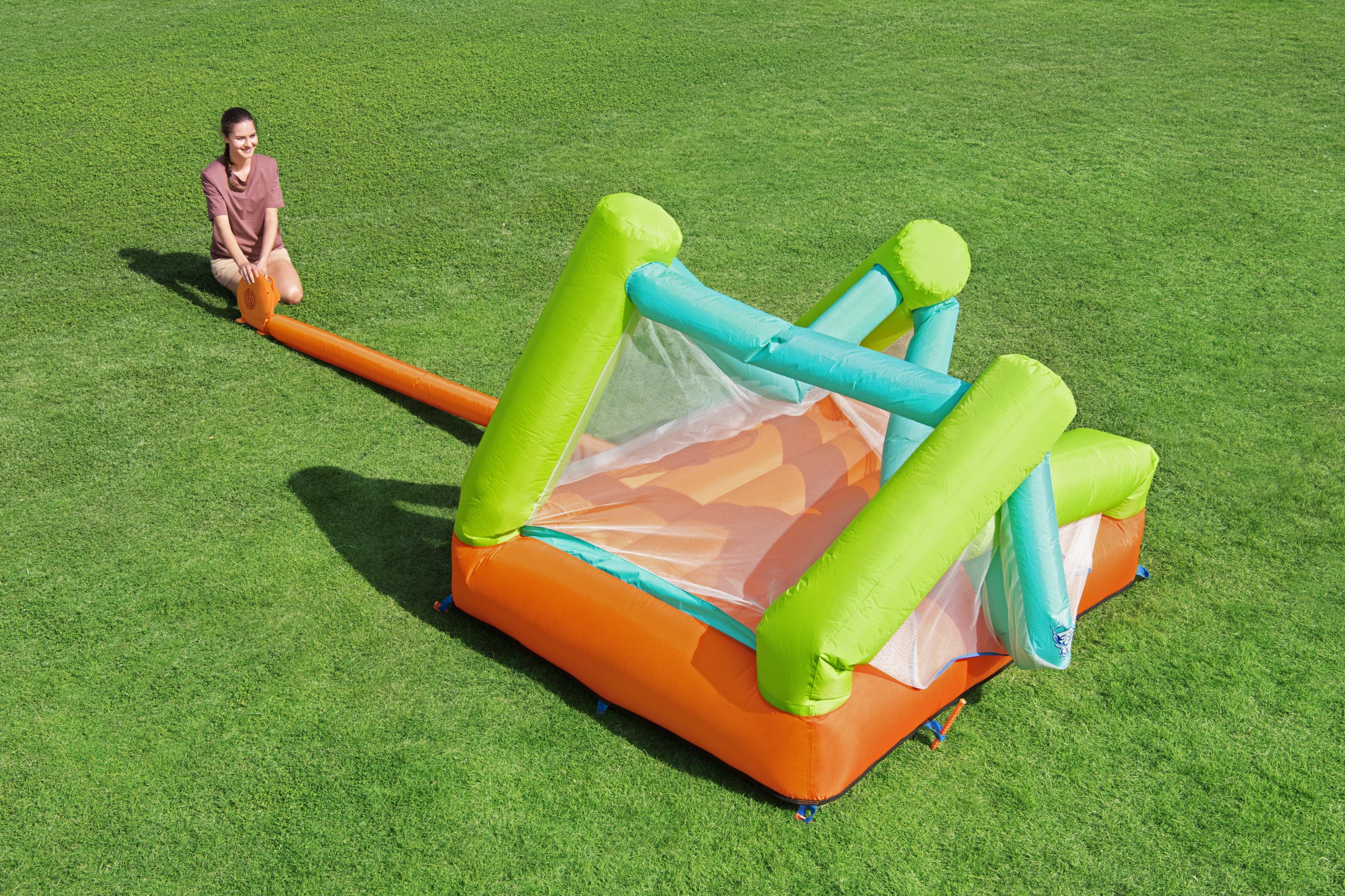 Tappeto castello elastico gonfiabile Bouncer salta e vola H2OGO BESTWAY