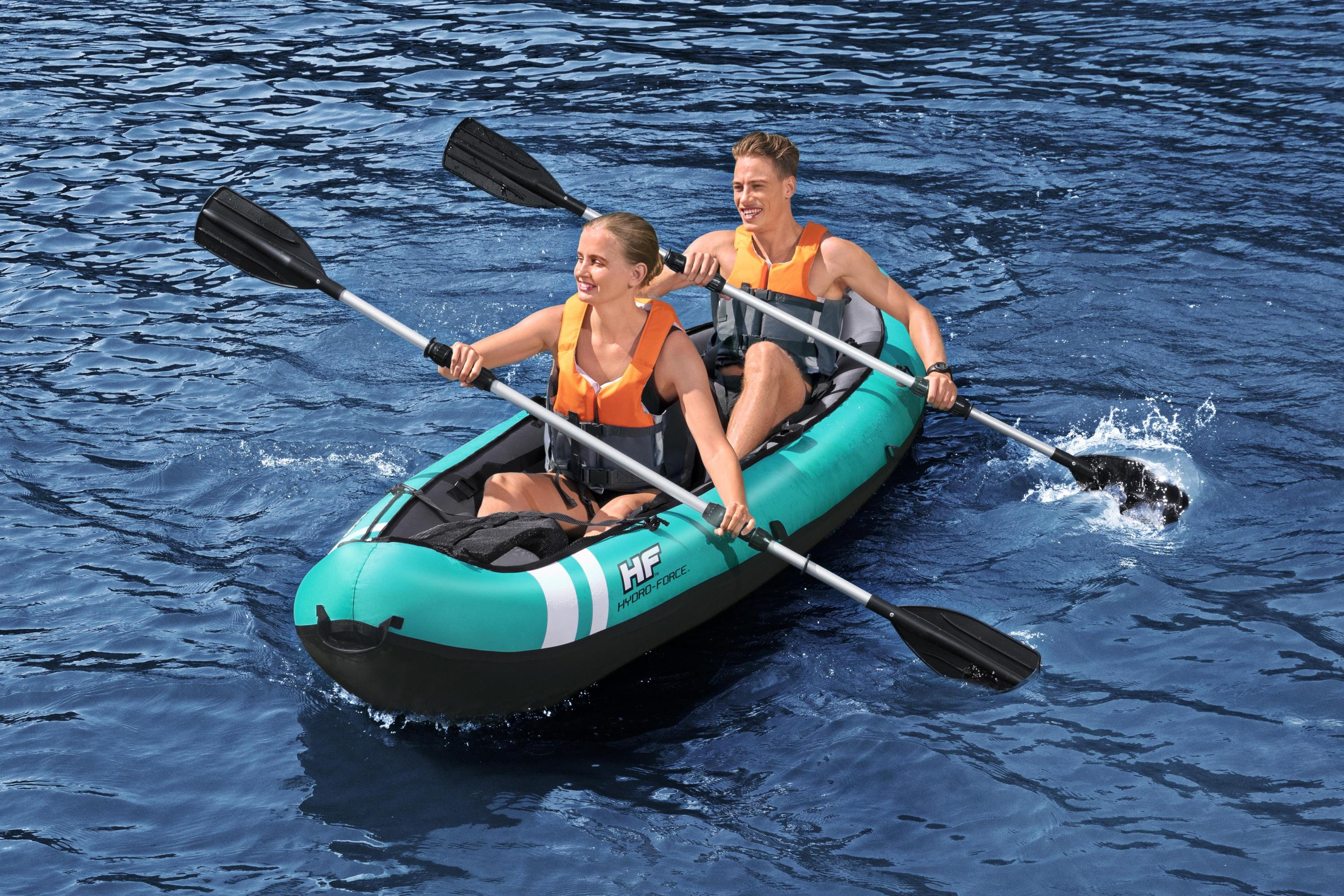Kayak Gonfiabile 2 posti con pagaia e pompa Ventura BestWay 65052