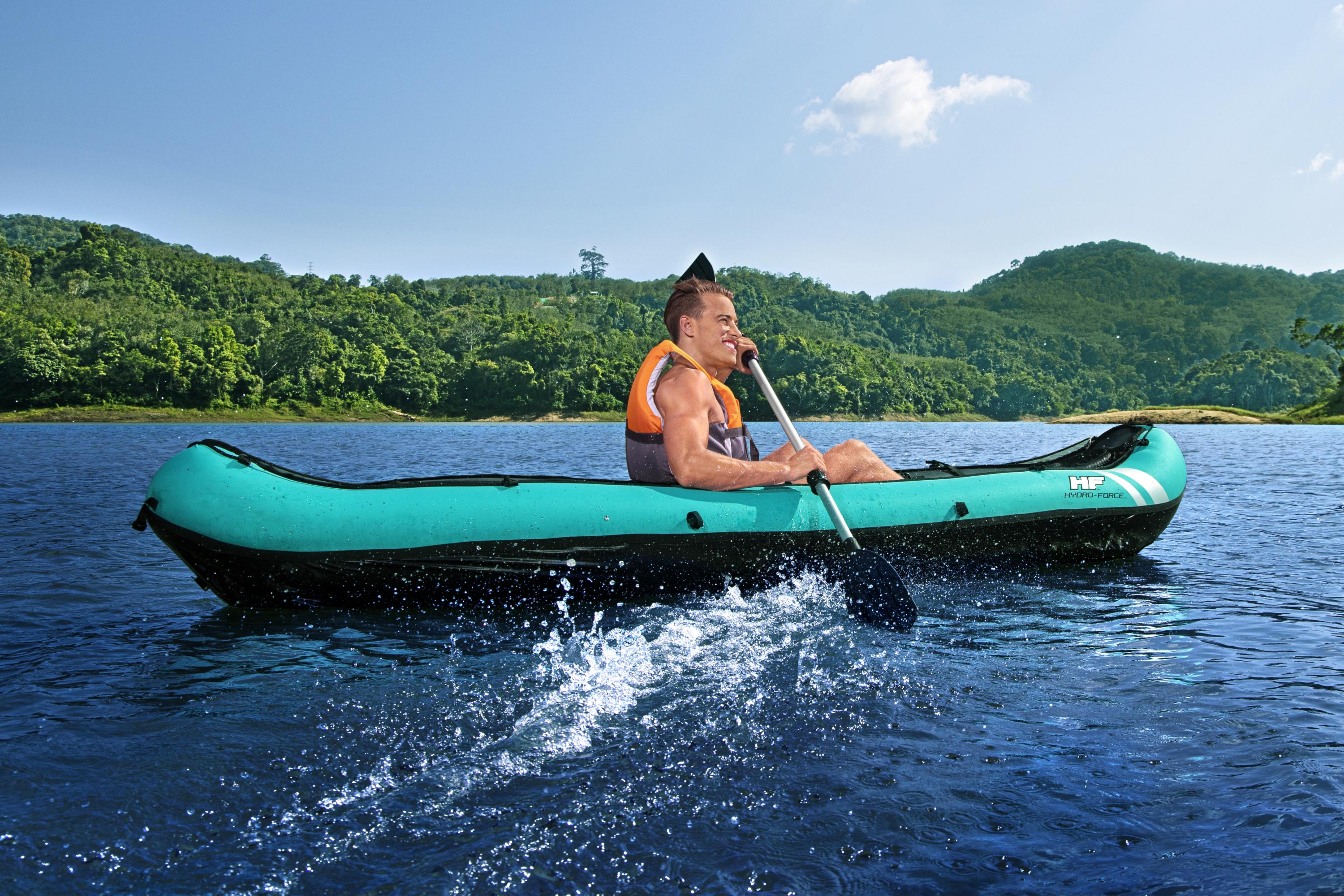 Kayak Gonfiabile 2 posti con pagaia e pompa Ventura BestWay 65052