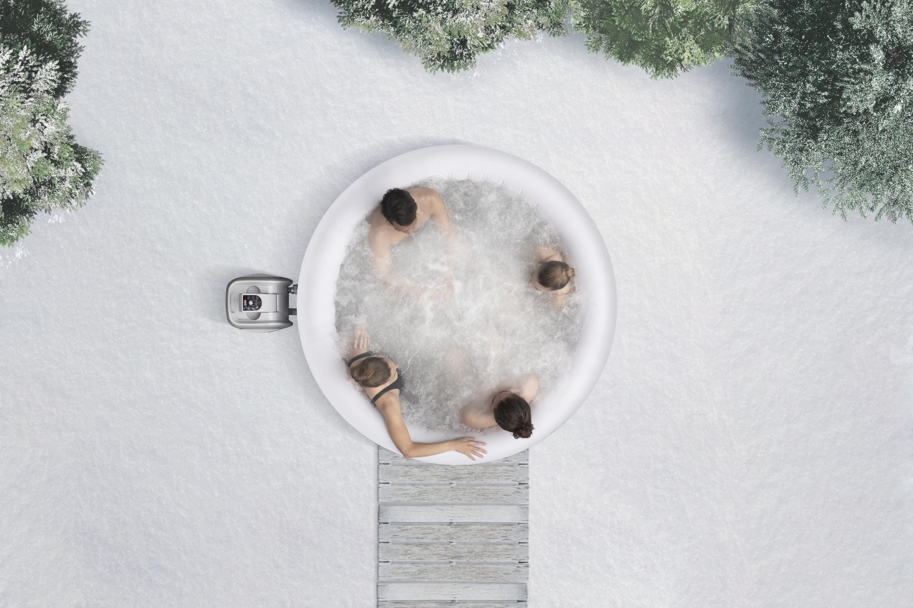 Piscina SPA Idromassaggio Lay-Z-Spa Bahamas AirJet Bestway 60005