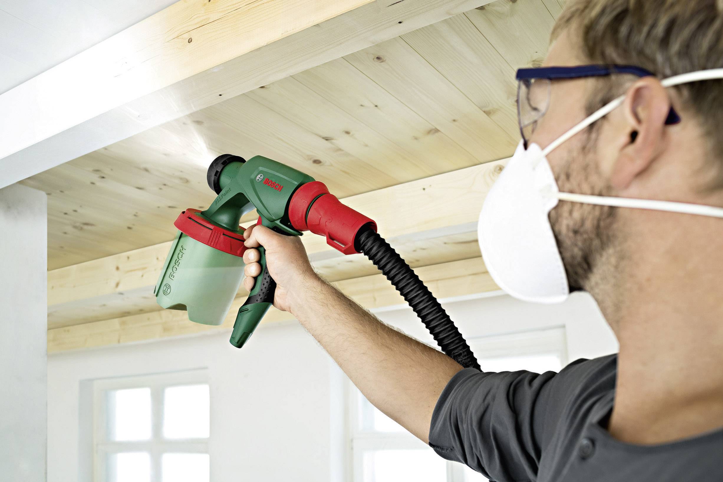 Pistola a spruzzo per verniciatura con serbatoio 1LT. 650W BOSCH PFS3000-2