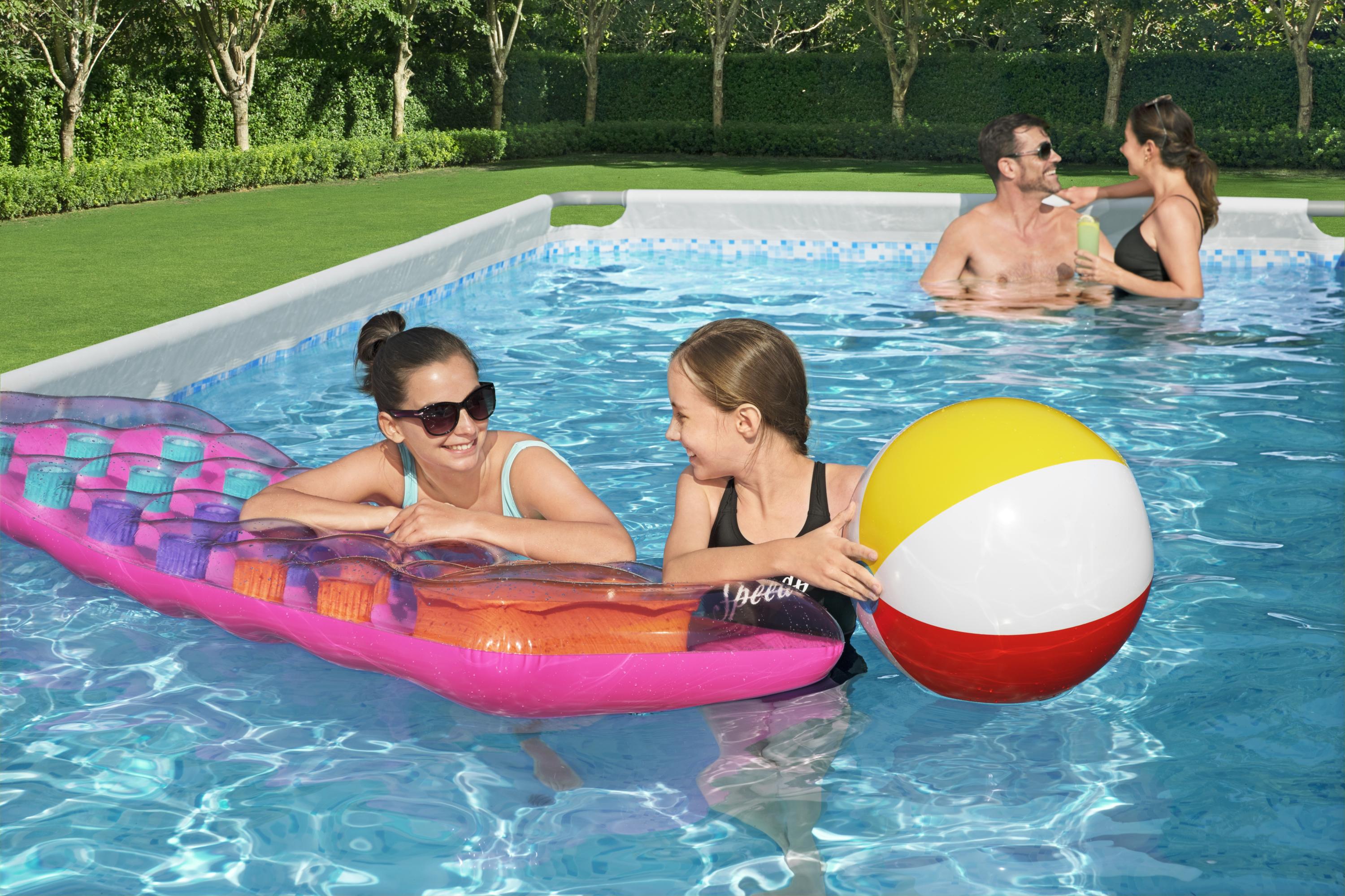 Piscina fuori terra rettangolare Power Steel 640x274x132 cm Bestway 5611Z