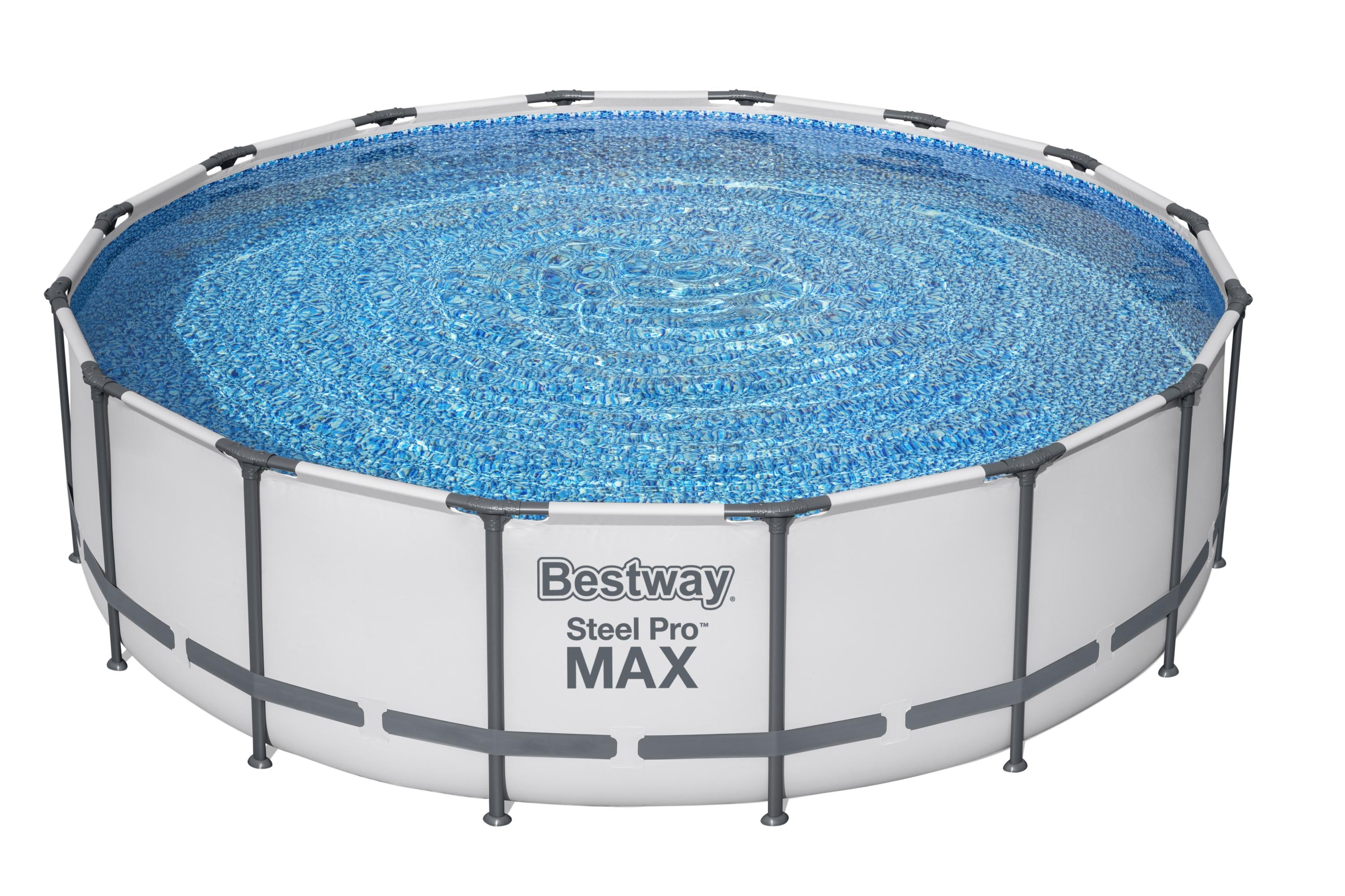 Piscina rotonda Steel Pro MAX in acciaio 488x122 cm Bestway 5612Z