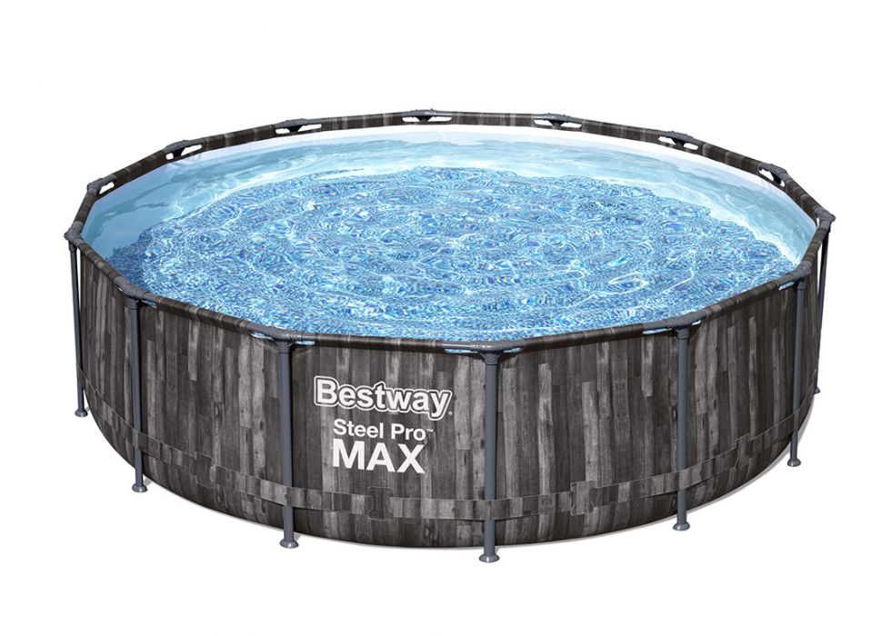 Piscina con struttura rotonda Steel Pro MAX 427x107 cm Bestway 5614Z