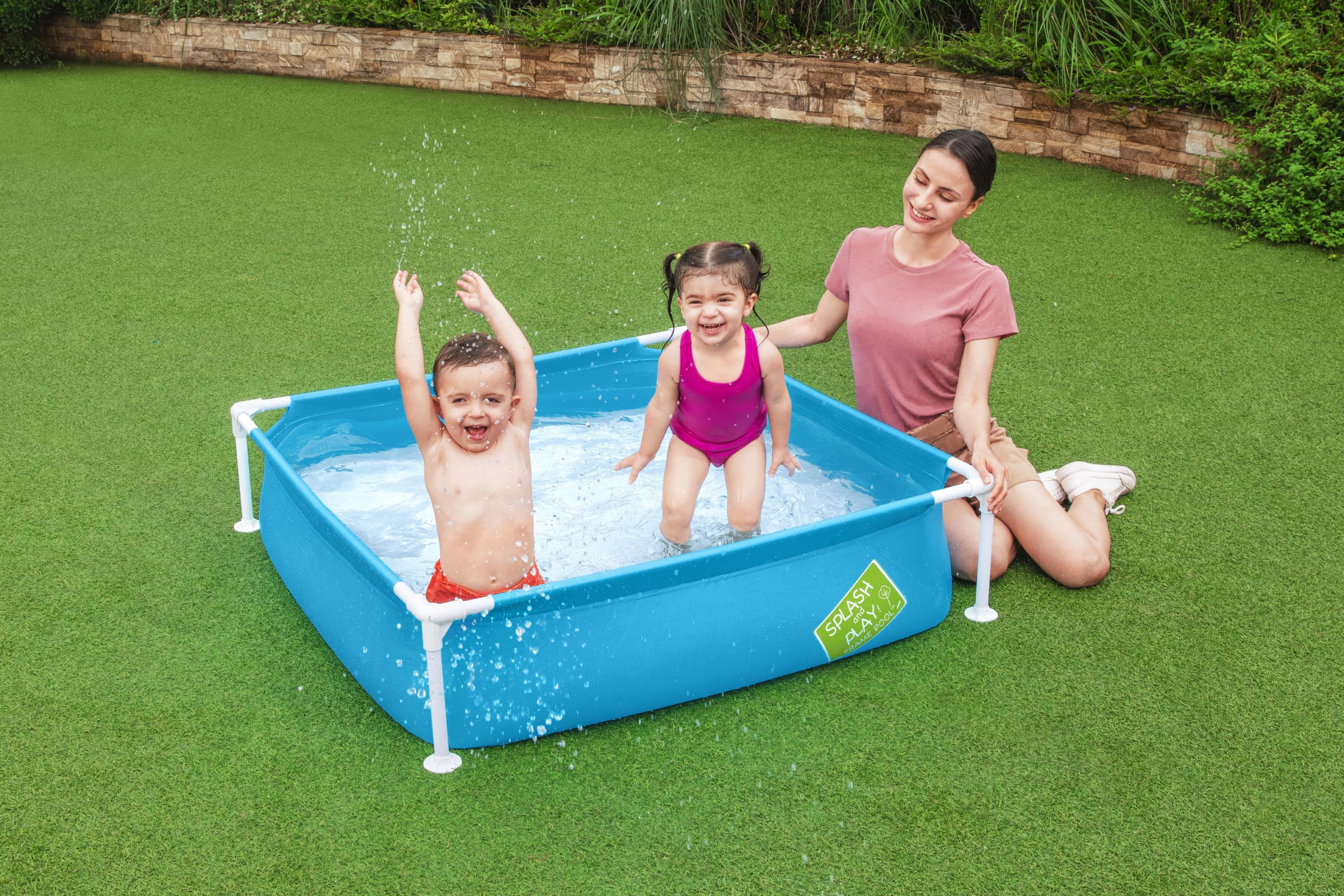 Piscina quadrata con struttura metallica Baby la mia prima Bestway 56217
