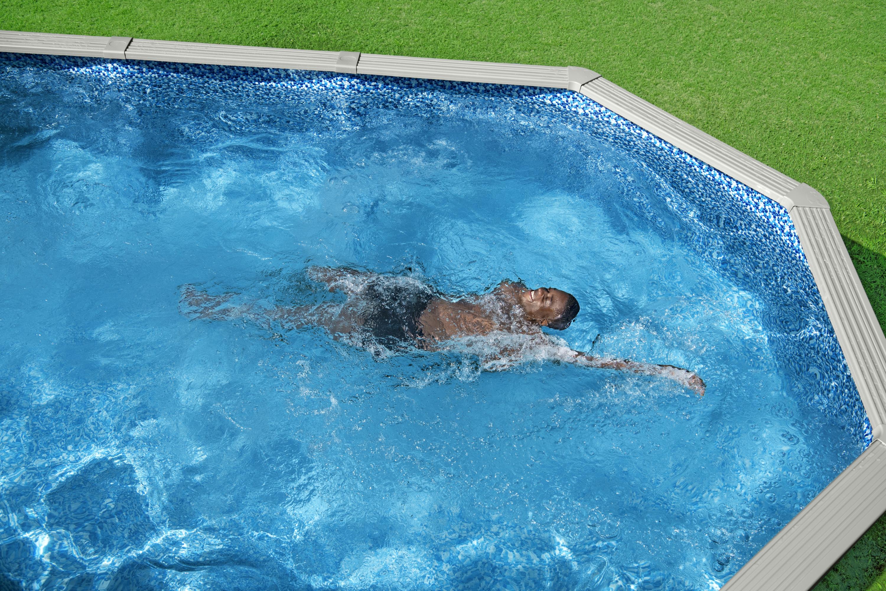 Piscina fuori terra ovale Hydrium 610x360x120 cm Bestway 56369