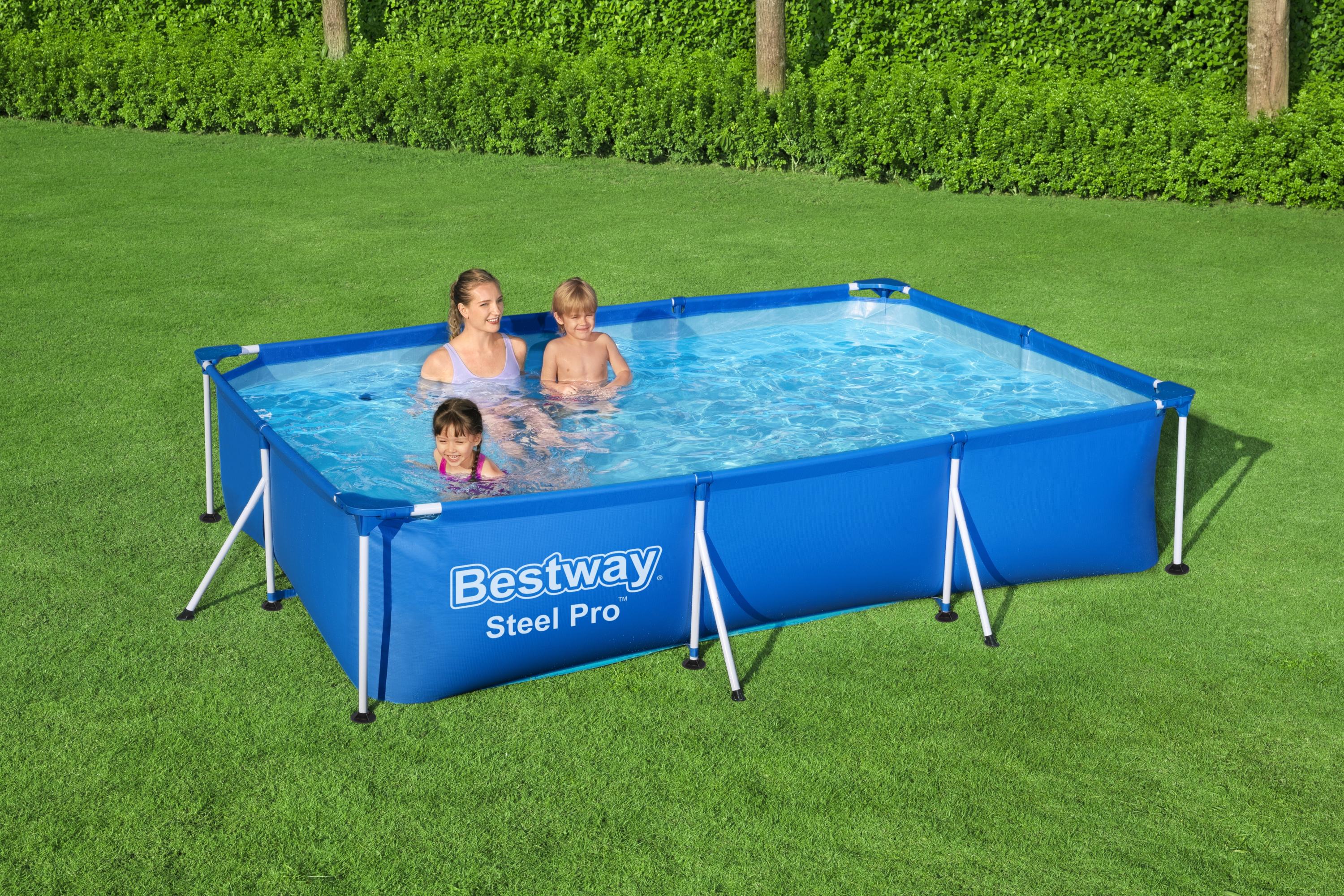 Piscina Rettangolare con struttura Steel Pro Frame 300x201x66 Bestway 56