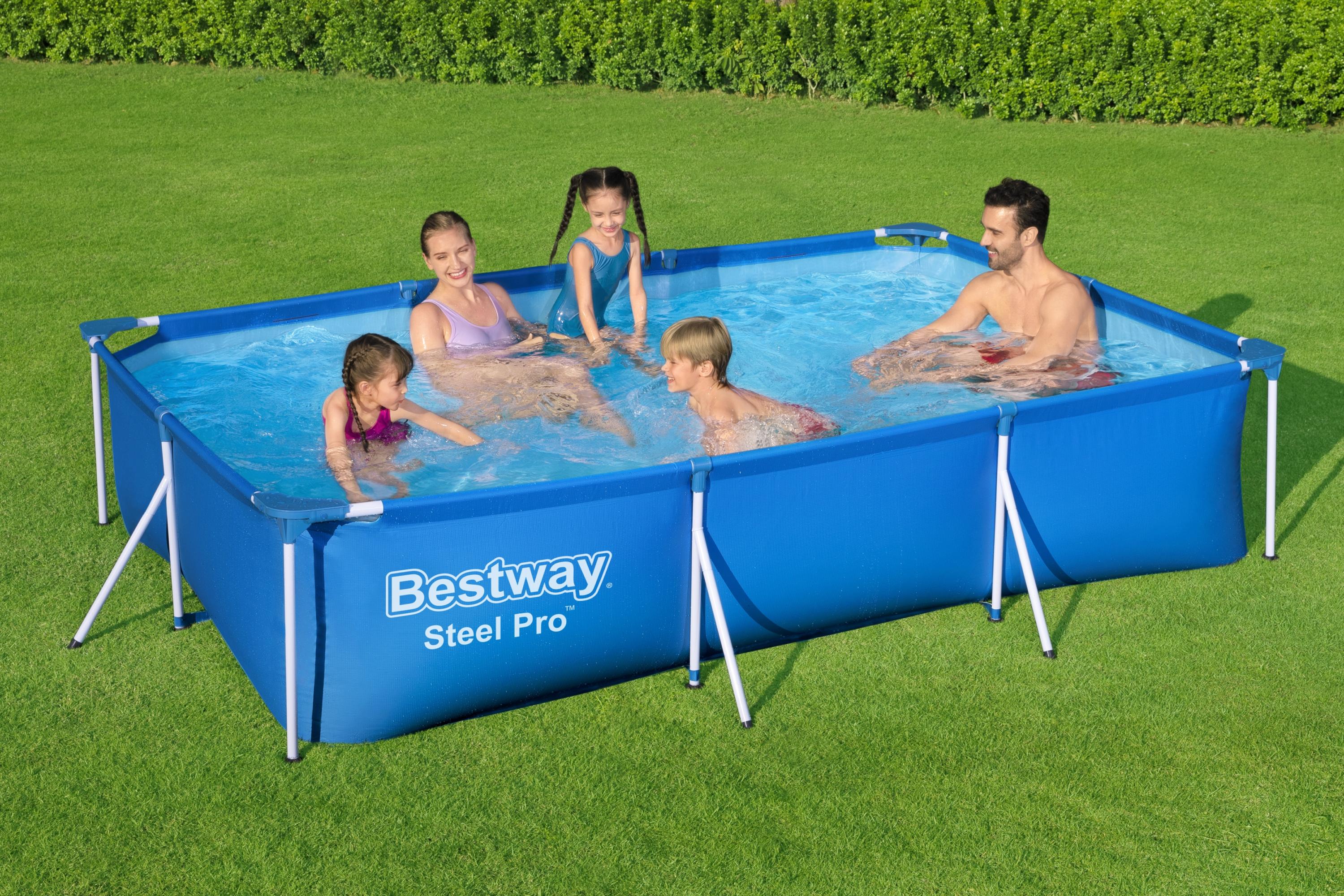 Piscina Rettangolare con struttura Steel Pro Frame 300x201x66 Bestway 56404