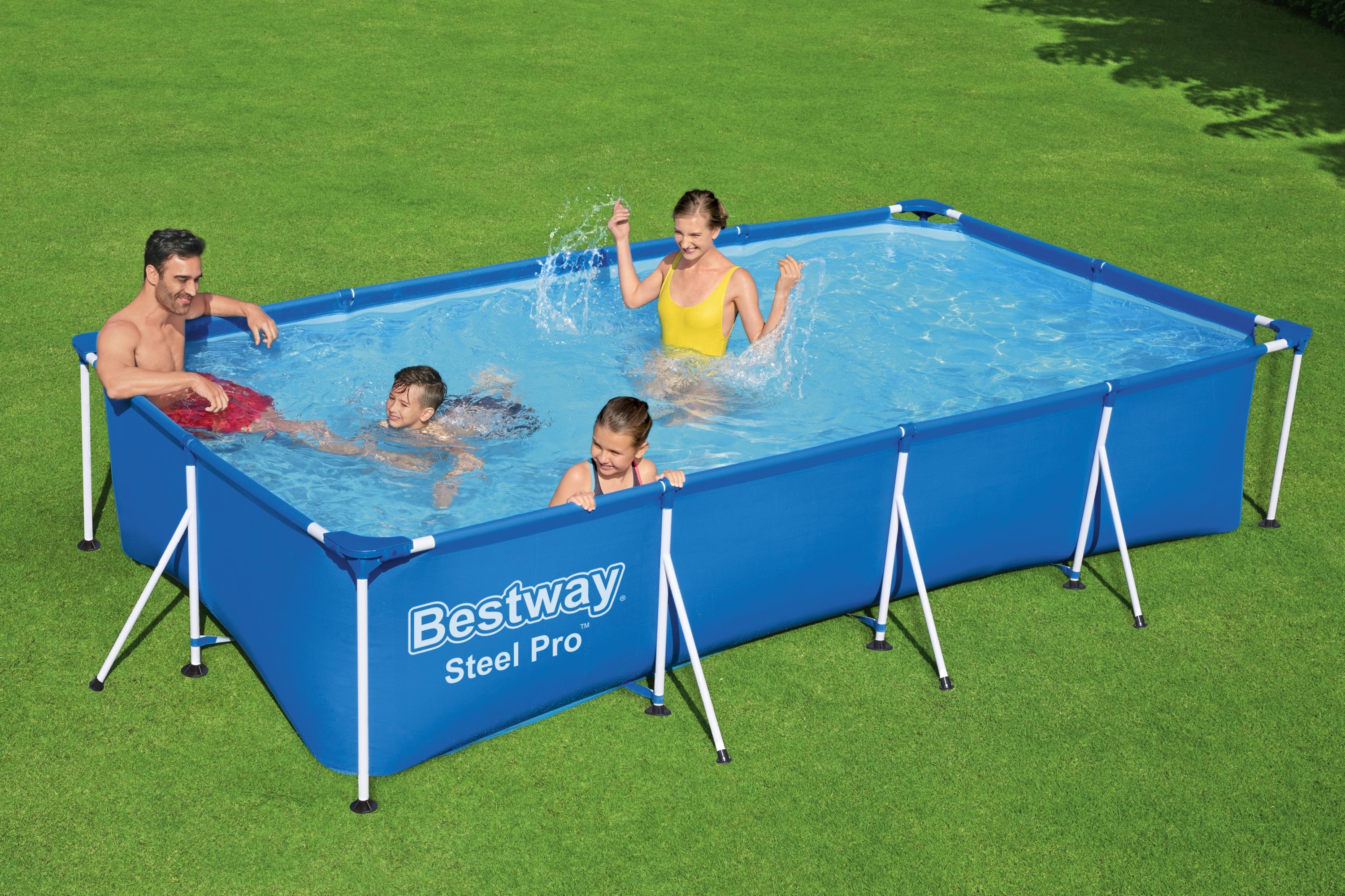Piscina rettangolare Steel Pro 400x211x81cm Bestway 56424
