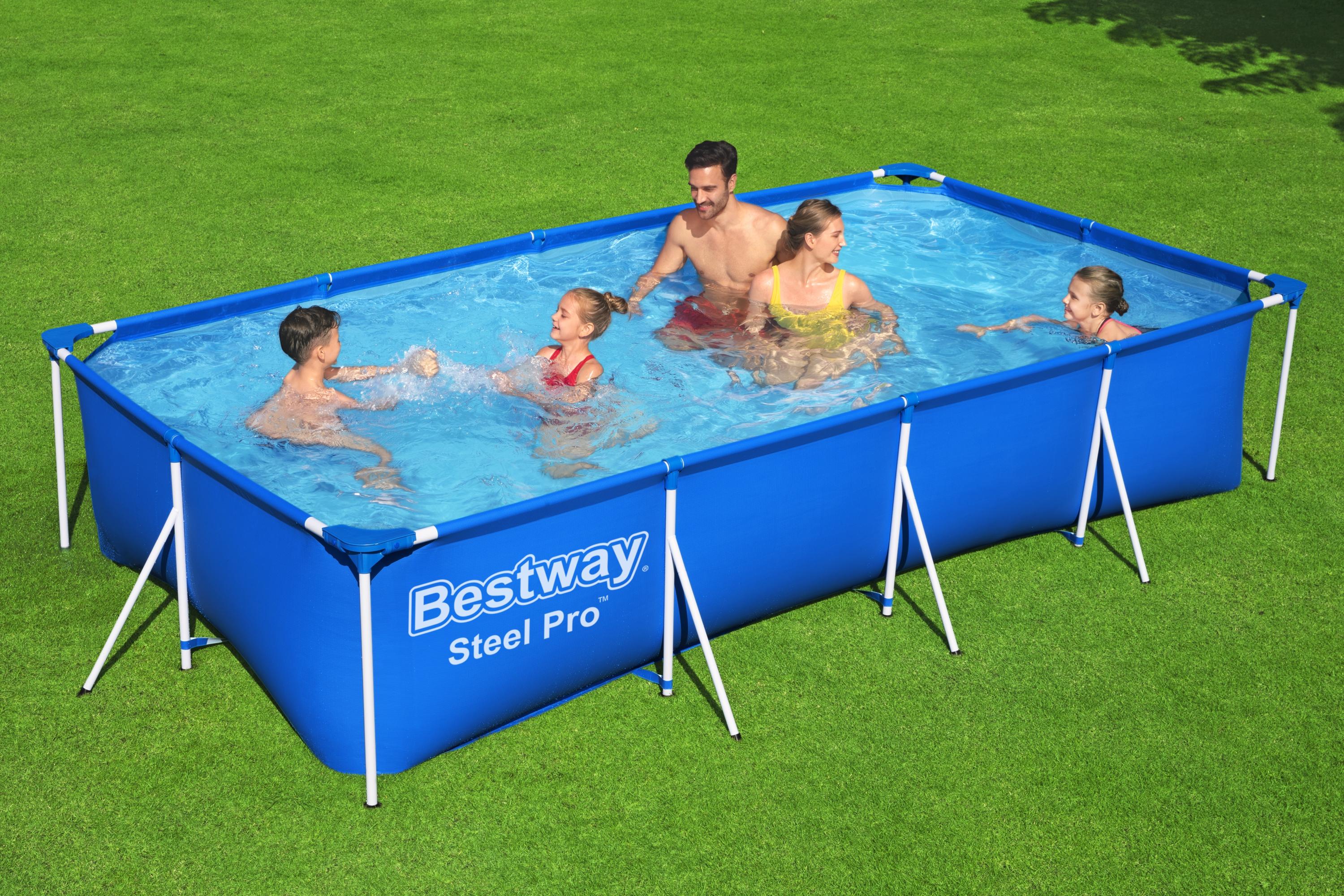 Piscina rettangolare Steel Pro 400x211x81cm Bestway 56424