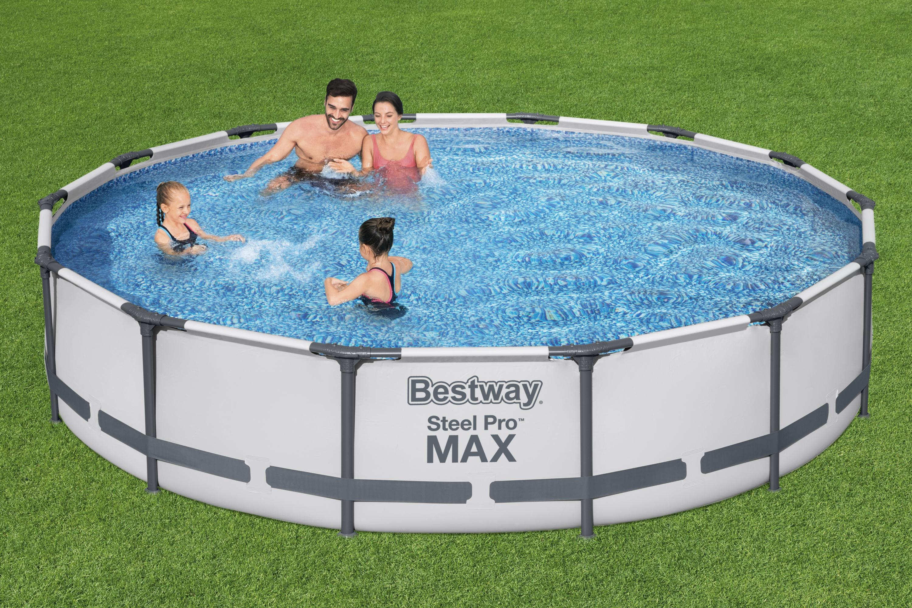 Piscina Tonda con struttura Steel Pro MAX 427x84 cm Bestway 56595