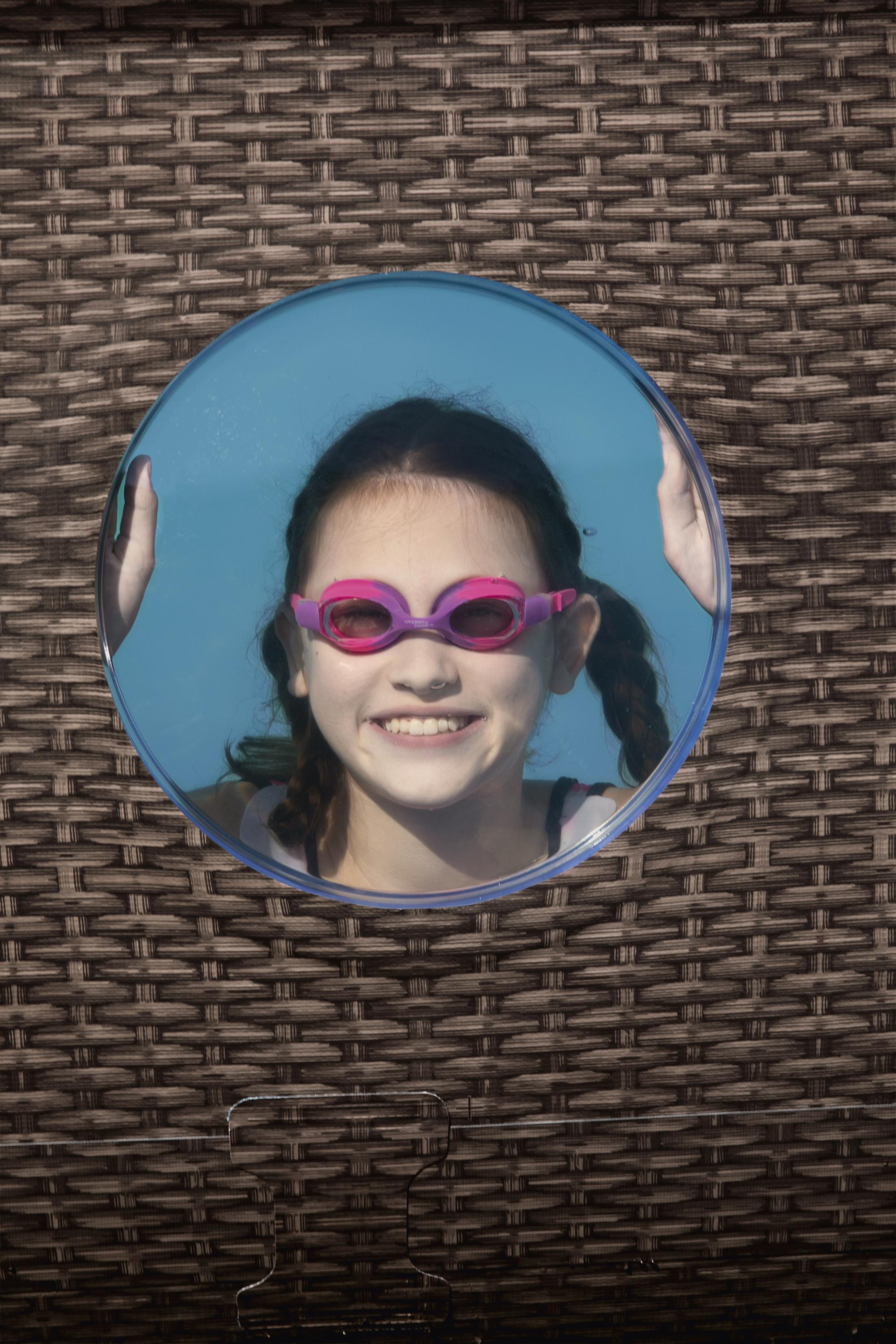 Piscina Power Steel Swim Vista II Series Ovale Con Oblò 427X250X100 cm Bestway 56714