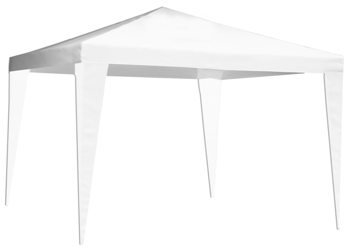 Gazebo 3x3 m in acciaio con telo in polietilene Oasis bianco