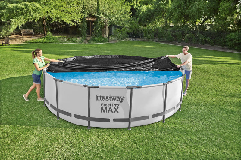 Telo copertura per piscina tonda diametro 366 cm con Struttura Bestway 58037