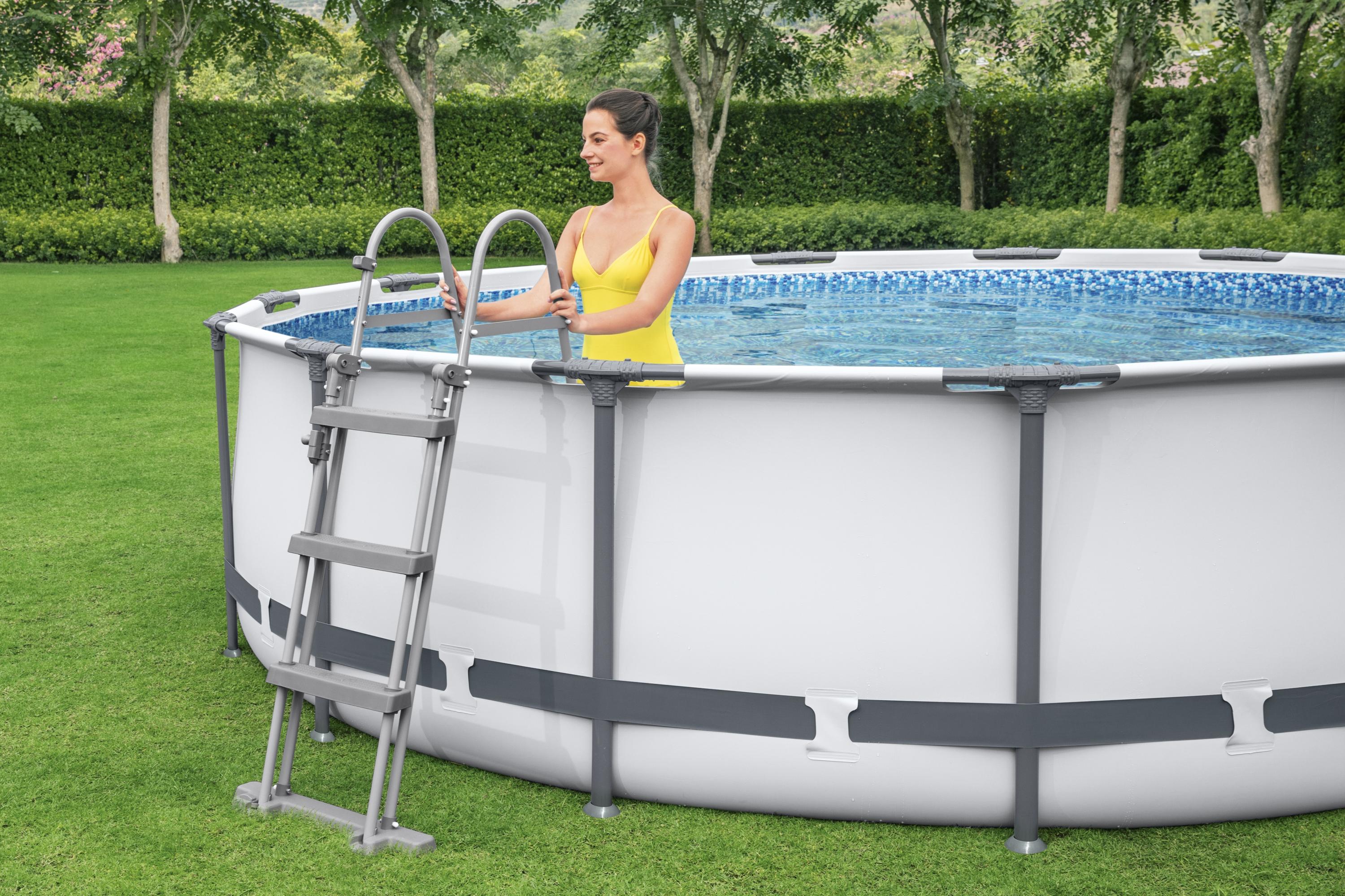 Piscina con struttura rotonda Steel Pro MAX 457x107 cm Bestway 56488
