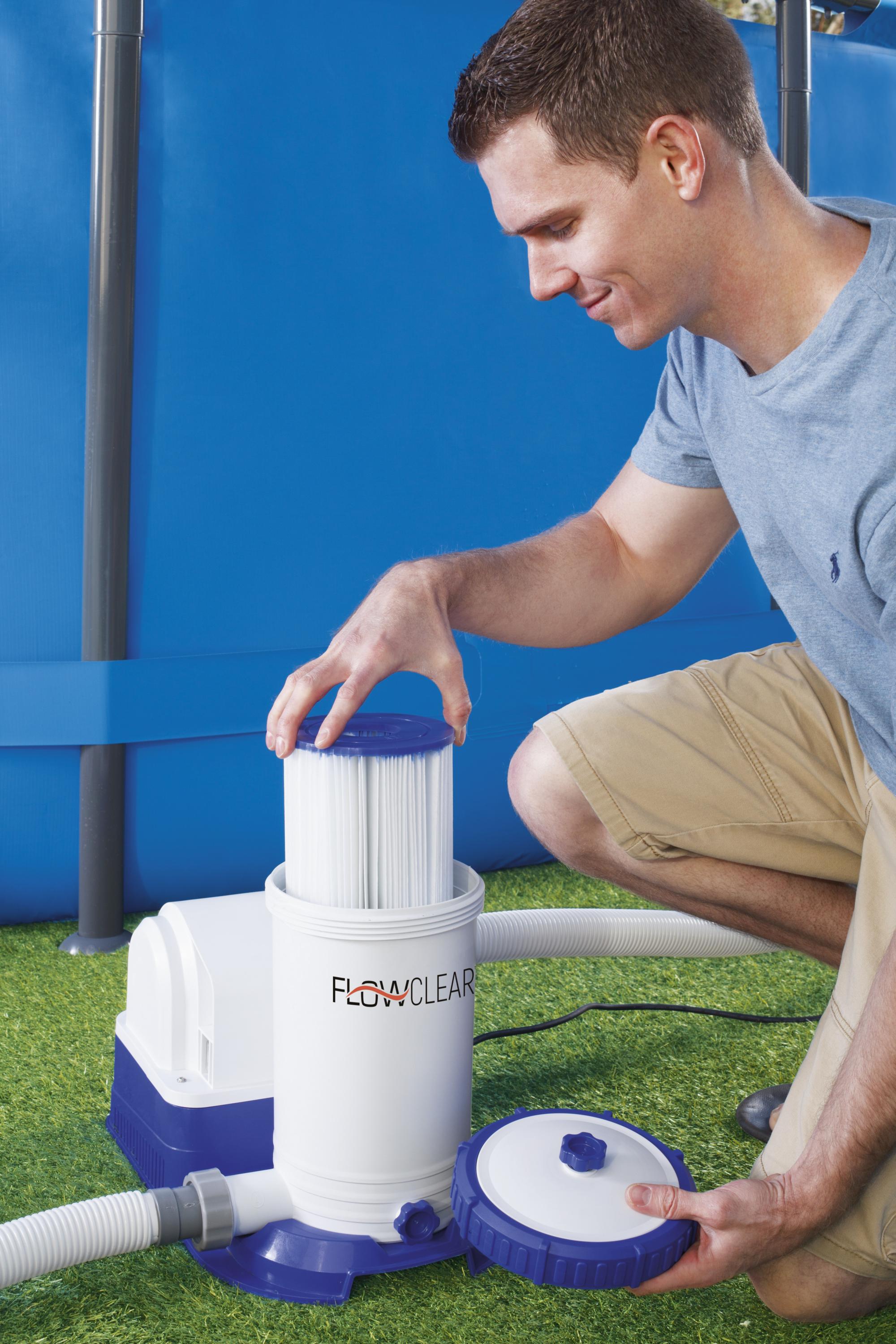 Pompa filtro depuratore per piscine a cartuccia 370 W Bestway 58391