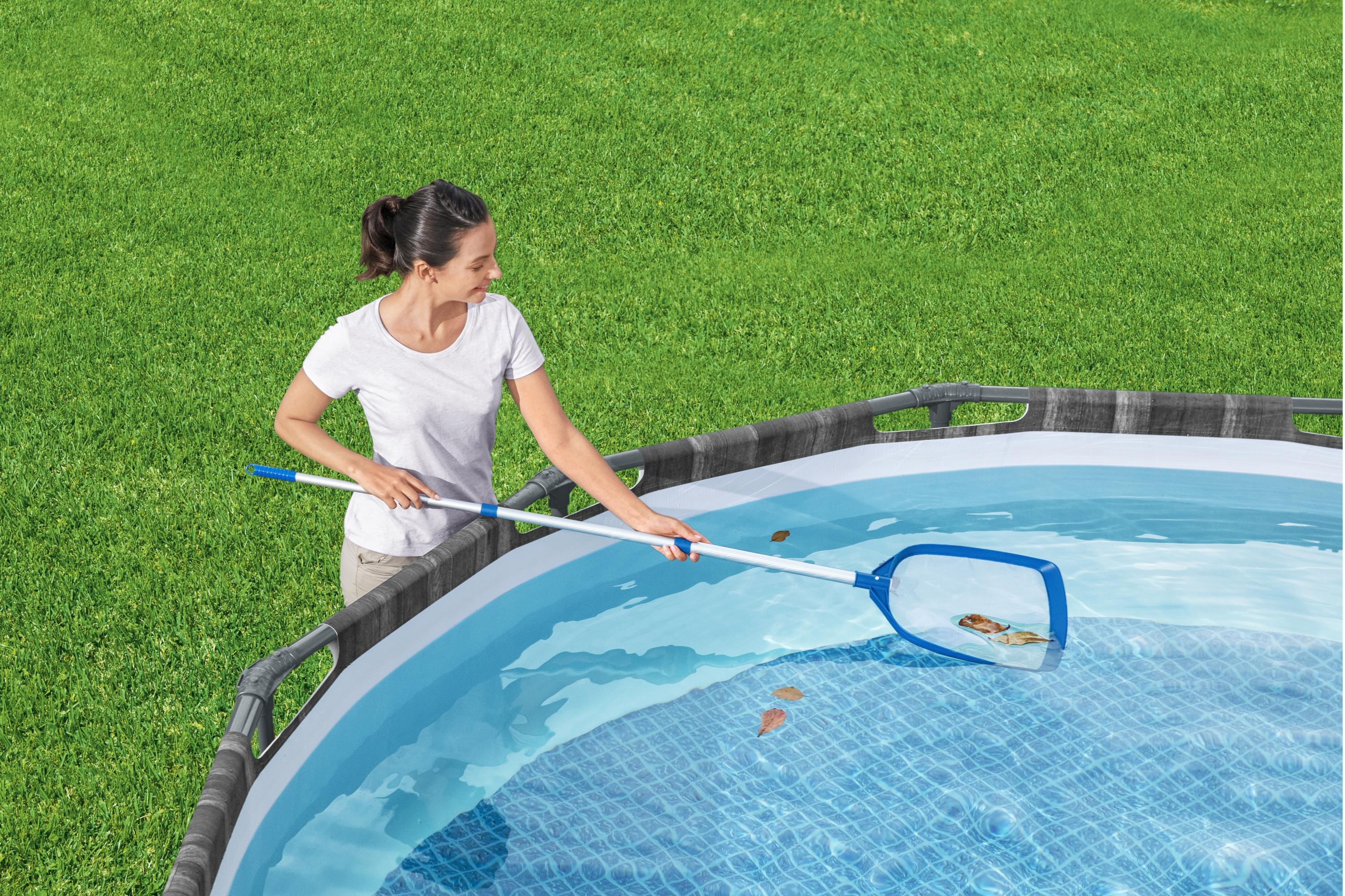 Retino pulizia piscine e spa raccogli foglie insetti con manico Bestway 58635