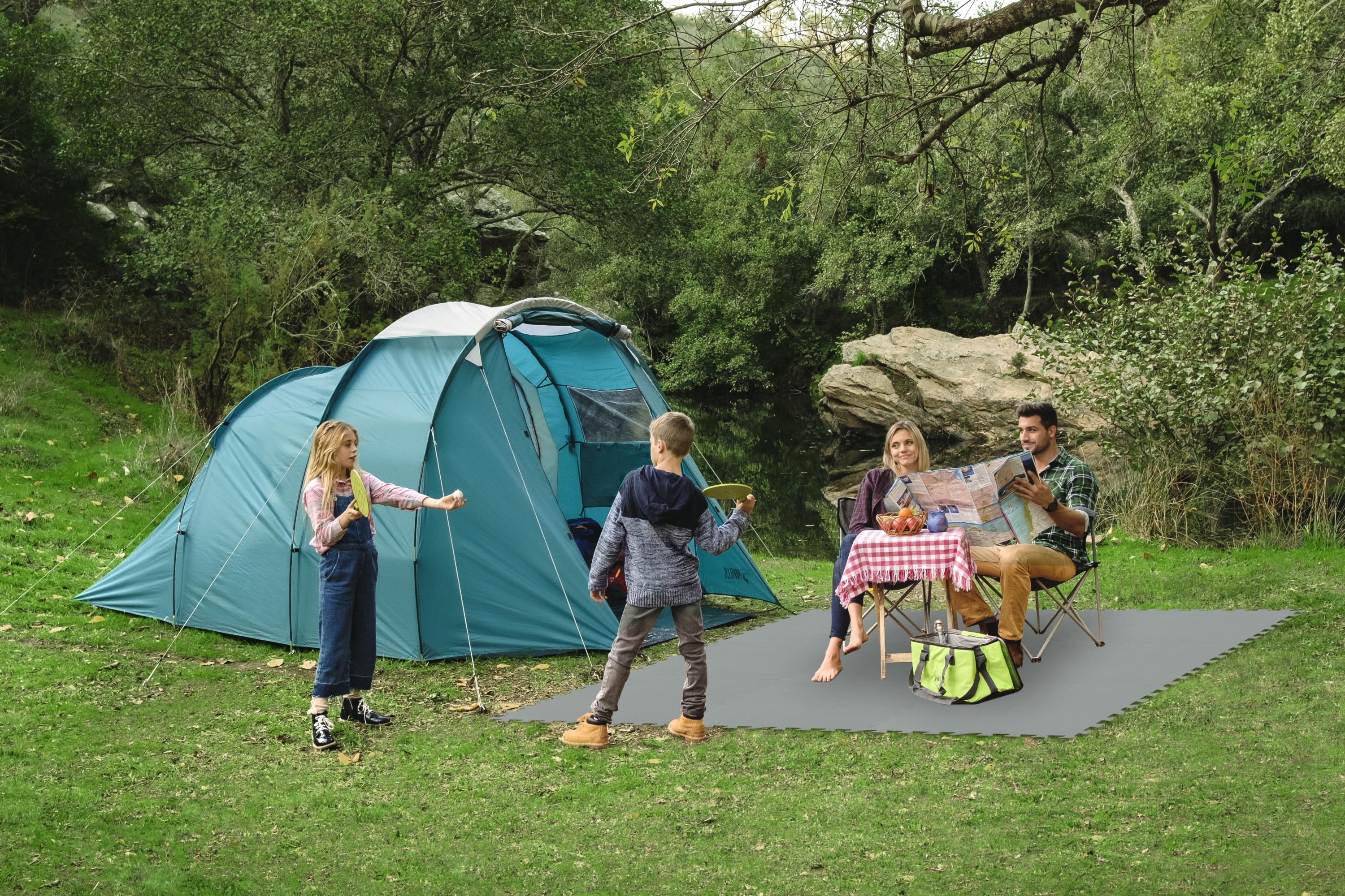 Tappeto ad incastro puzzle sotto piscina e giochi componibile protettivo Bestway 58639