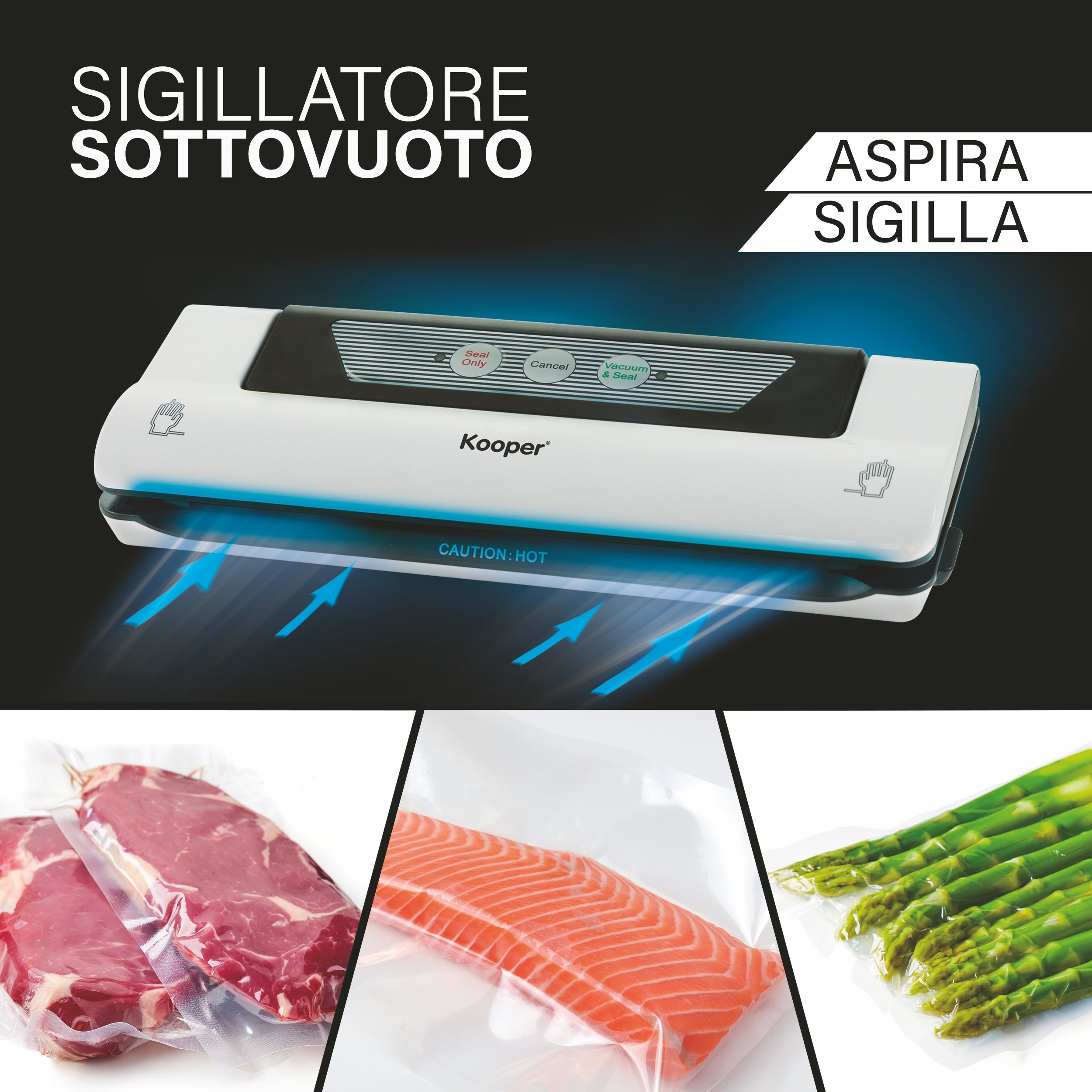 FreshFood Sigillatore per sottovuoto 110W