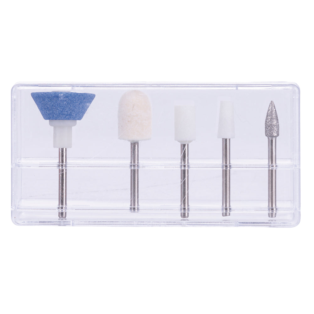 Kit per manicure a batteria con 5 accessori