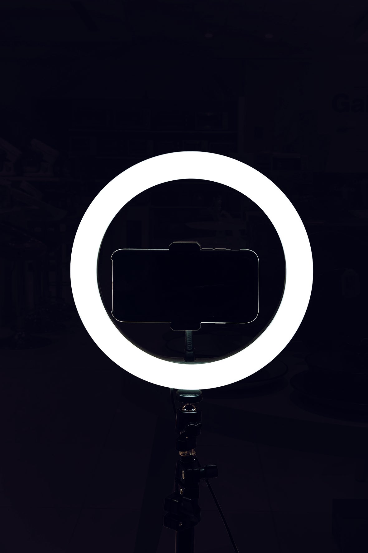 Ring Light Lampada per selfie 128 led  supporto per smartphone 