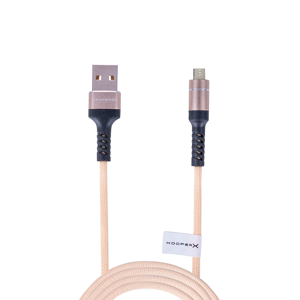 Cavo di ricarica rapida mini USB vecchio tipo con rivestimento in nylon lungo 1,2 metri per android