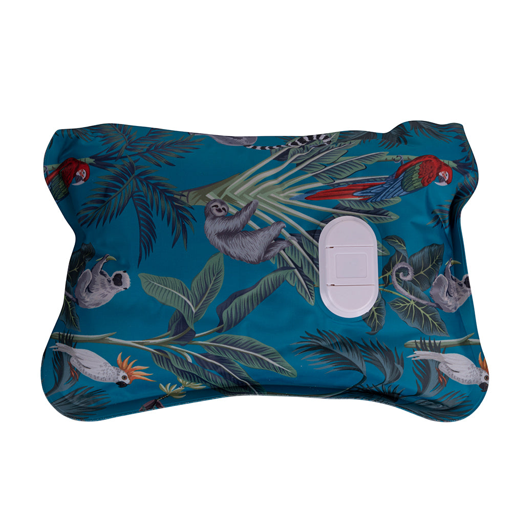 Borsa acqua calda elettrica scaldino 360 W con decoro tropicale