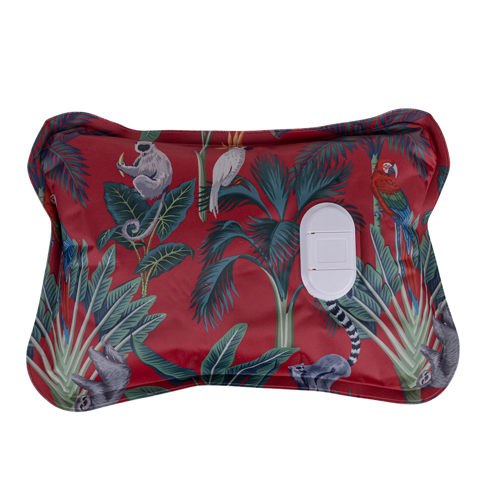 Borsa acqua calda elettrica scaldino 360 W con decoro tropicale