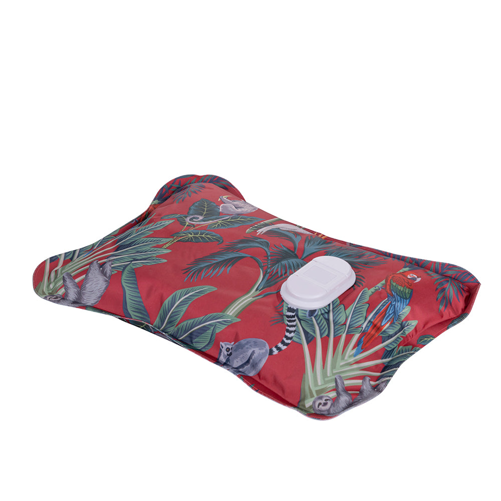 Borsa acqua calda elettrica scaldino 360 W con decoro tropicale