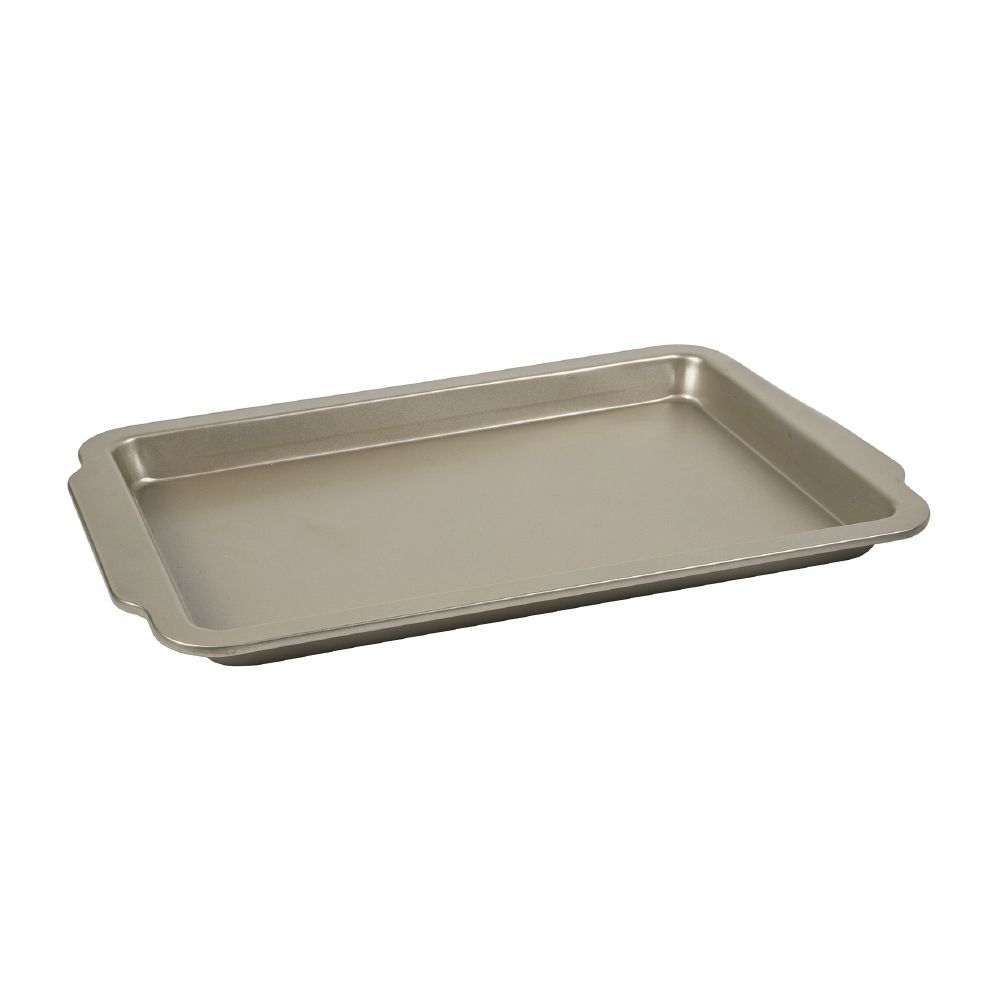 Teglia antiaderente 43x29xh.3 cm, in acciaio alal carbonio, Cuisine SìChef