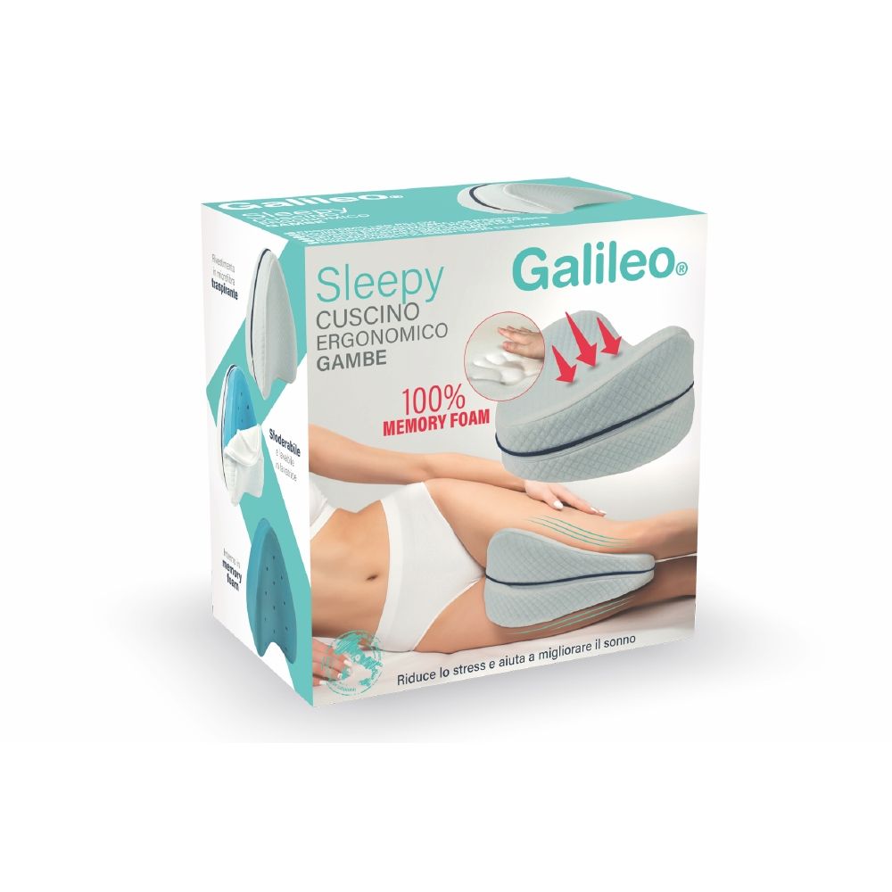 Cuscino morbido per gambe in memory foam rivestito in micro fibra Sleepy