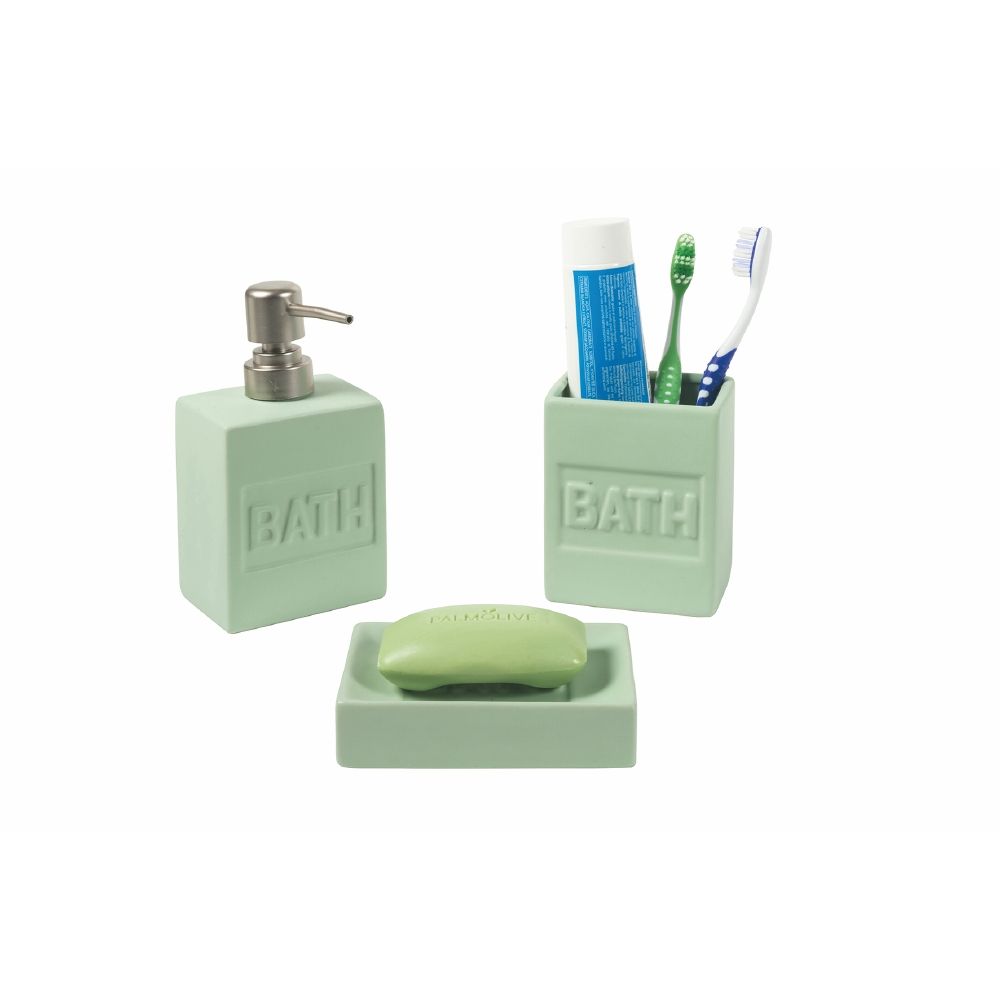 Set bagno 3 pezzi in ceramica