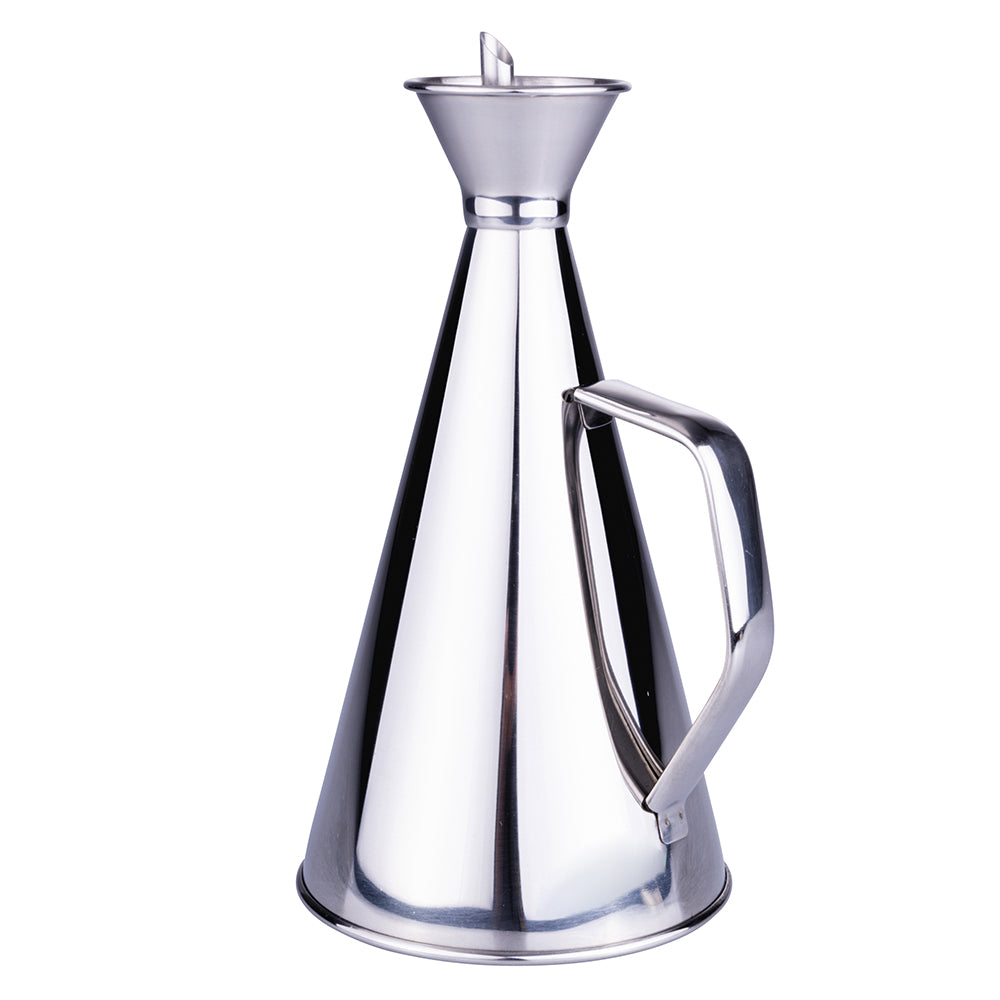 Oliera 750 ml  in acciaio inox e beccuccio salvagoccia, SìChef