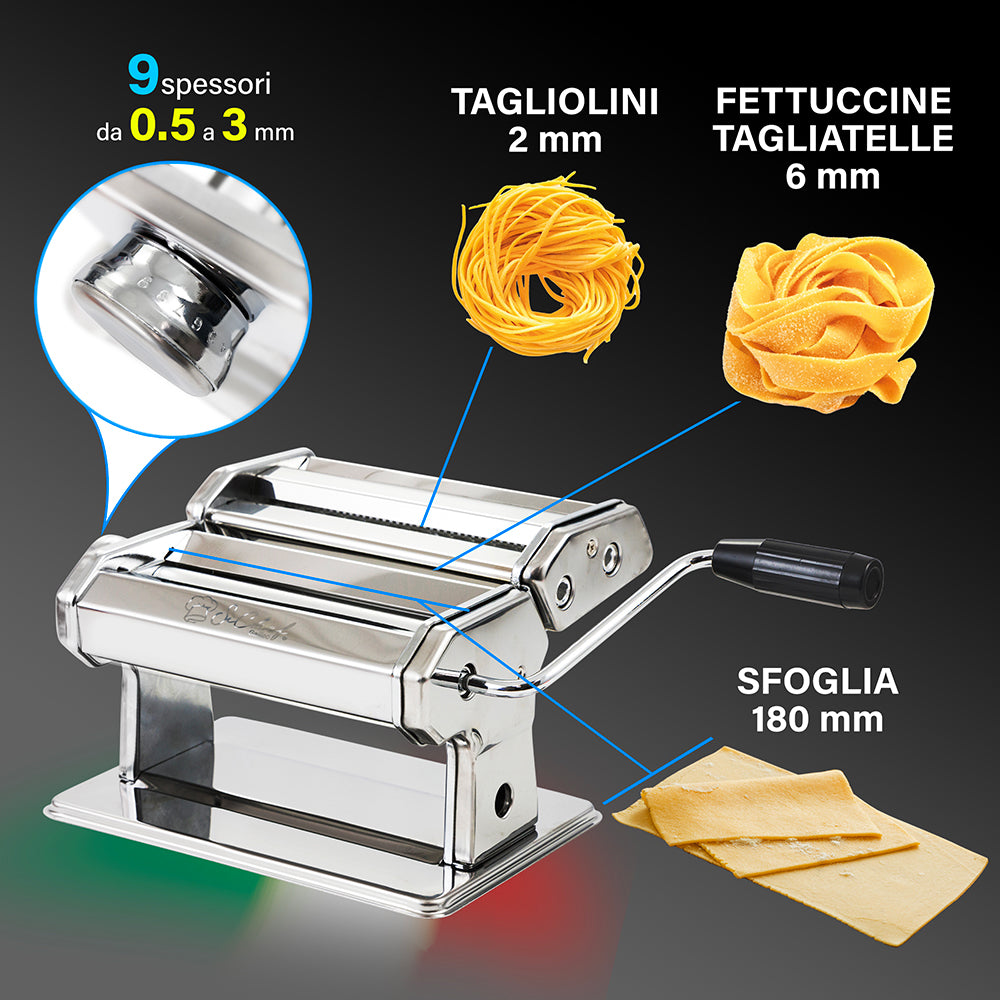 Macchina per la pasta in acciaio Italia 180