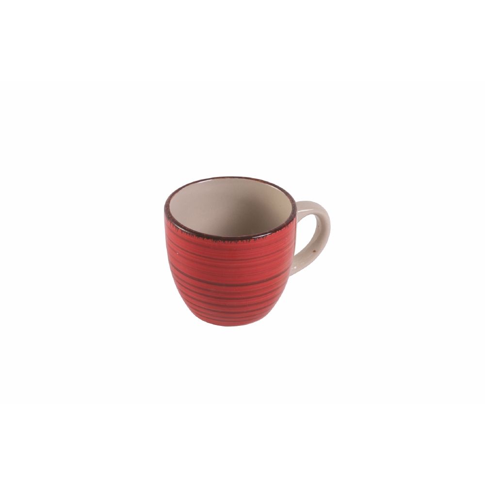 Set 6 tazzine caffè 90 ml in stoneware, Dubai Light