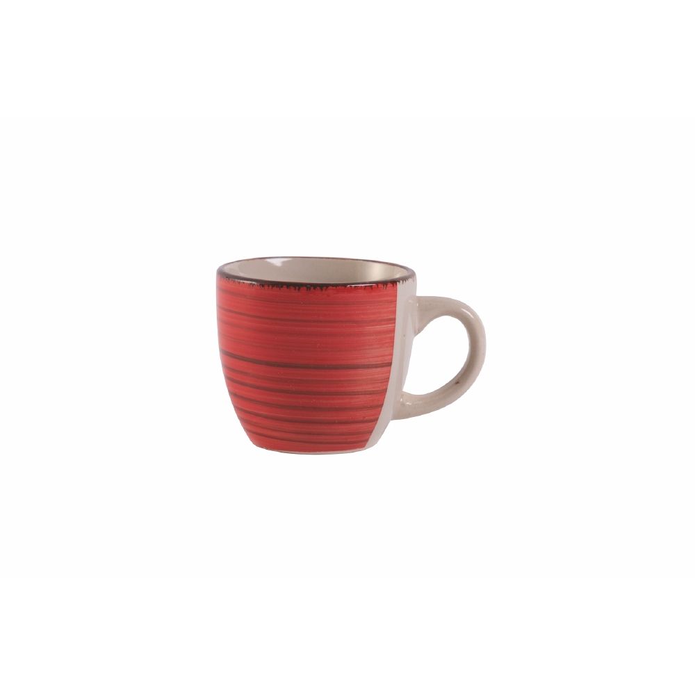 Set 6 tazzine caffè 90 ml in stoneware, Dubai Light