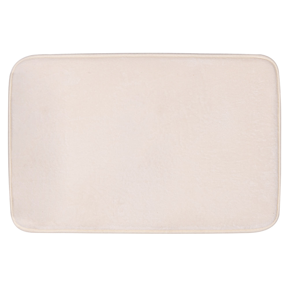 Tappeto bagno 45x75 cm in memory foam fondo antiscivolo