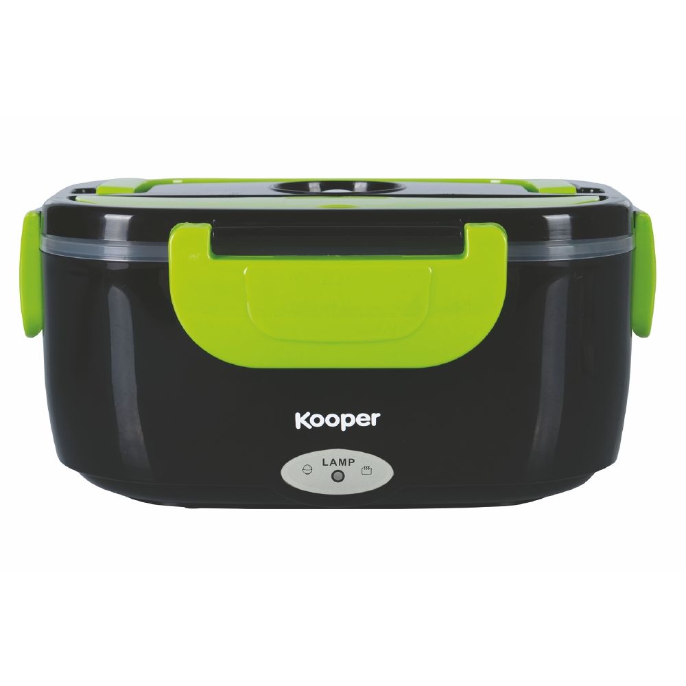 Scaldavivande elettrico, doppio scomparto, vano riponi posate 40 W, Lunch Box