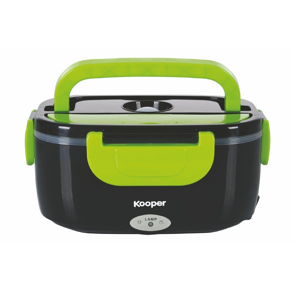 Scaldavivande elettrico, doppio scomparto, vano riponi posate 40 W, Lunch Box