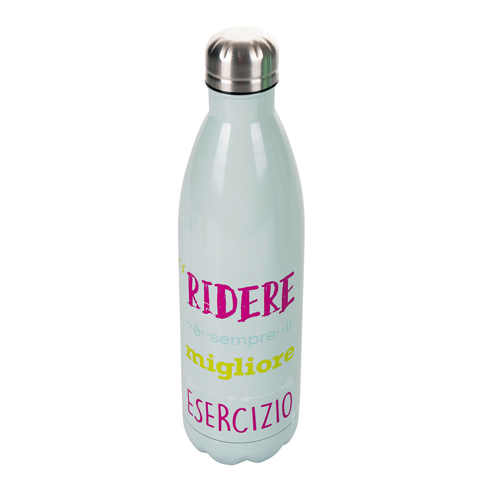 Bottiglia termica 500 ml in acciaio inox antiurto con tappo ermetico