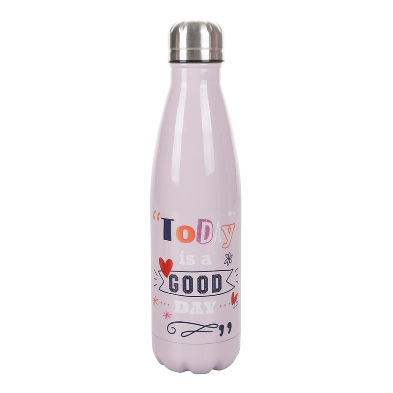 Bottiglia termica 500 ml in acciaio inox decorato colorato con tappo ermetico