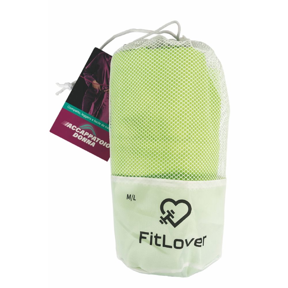 Fitlover Accappatoio donna in microfibra M/L