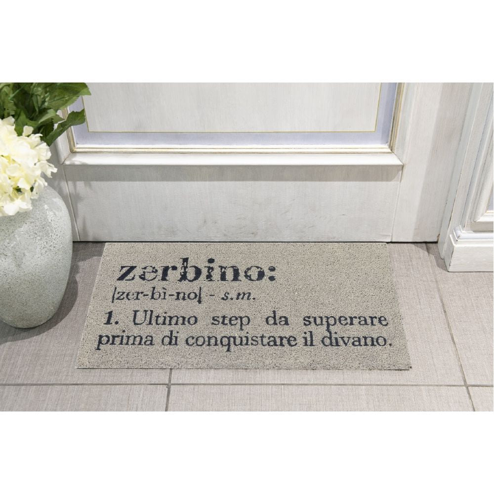 Zerbino 70x40 cm da ingresso casa in cocco e PVC con fondo antiscivolo Victionary