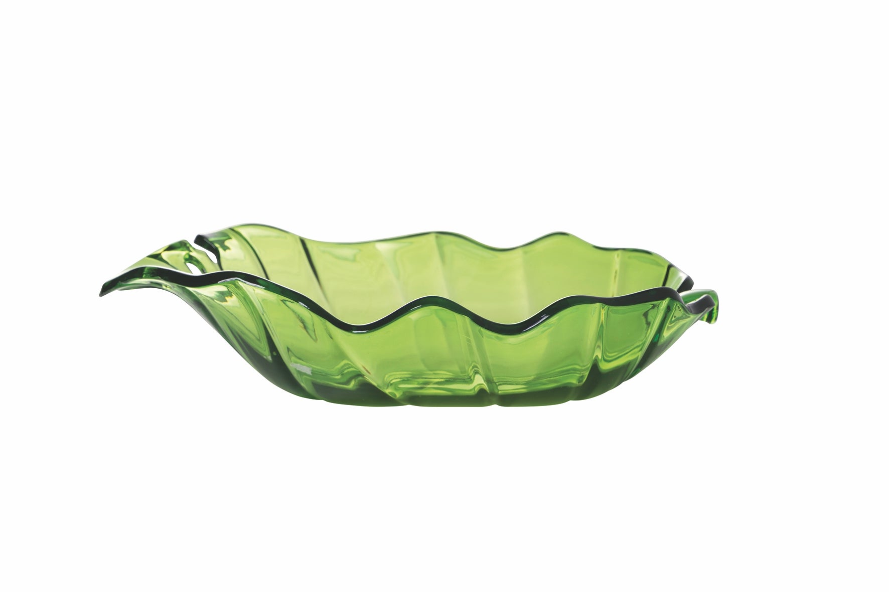 Ciotola insalatiera foglia verde 22x19 cm 400ml La Cucina