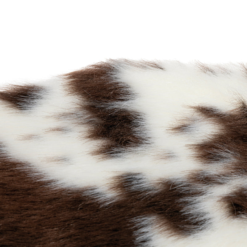 Tappeto animalier 100x60 cm effetto pelliccia in poliestere